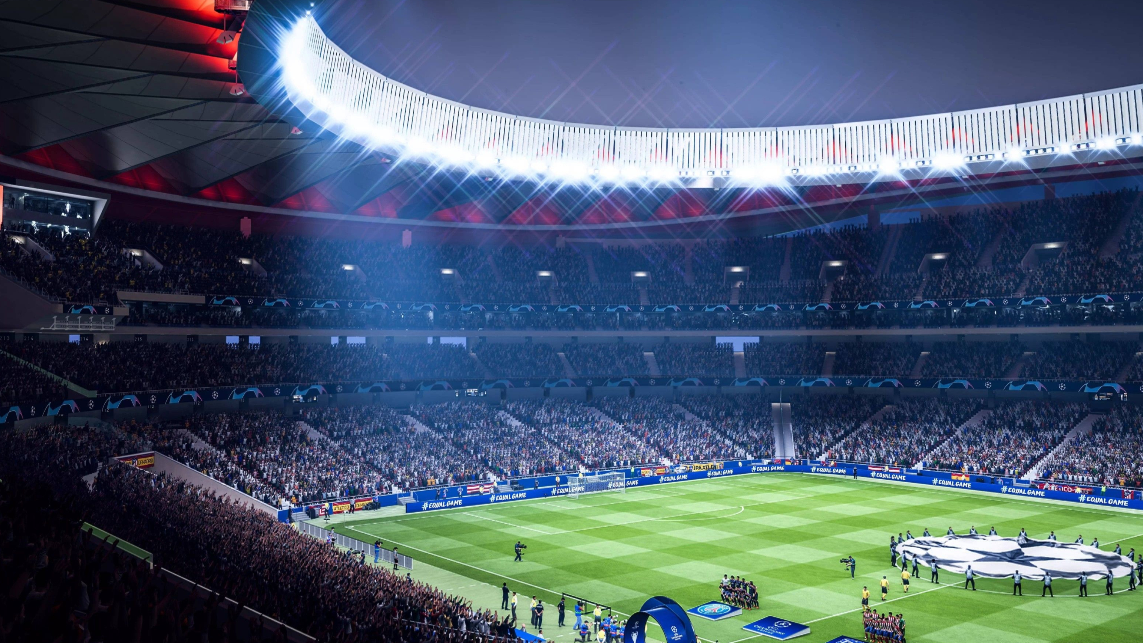 Football Stadium, FIFA 19 4K wallpapers, Gaming backgrounds, High quality, 3840x2160 4K Desktop