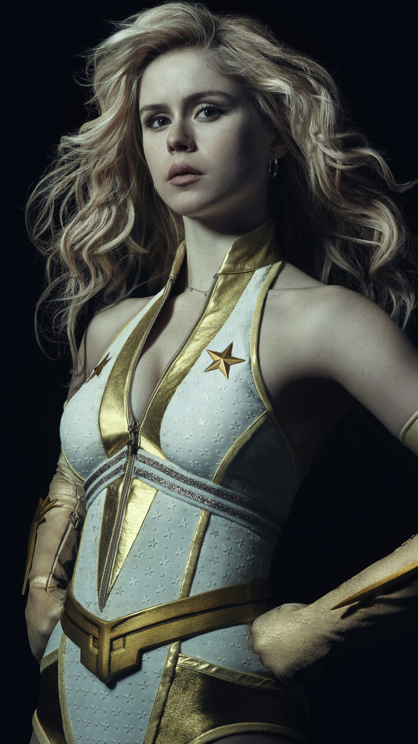 Erin Moriarty: Annie January, Starlight, A superhero and a member of the Seven, The Boys superhero TV series. 1440x2560 HD Background.