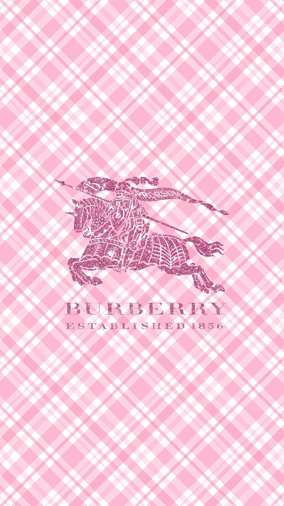 Burberry: Variations of the iconic tartan, A world-class luxury brand. 1080x1920 Full HD Background.