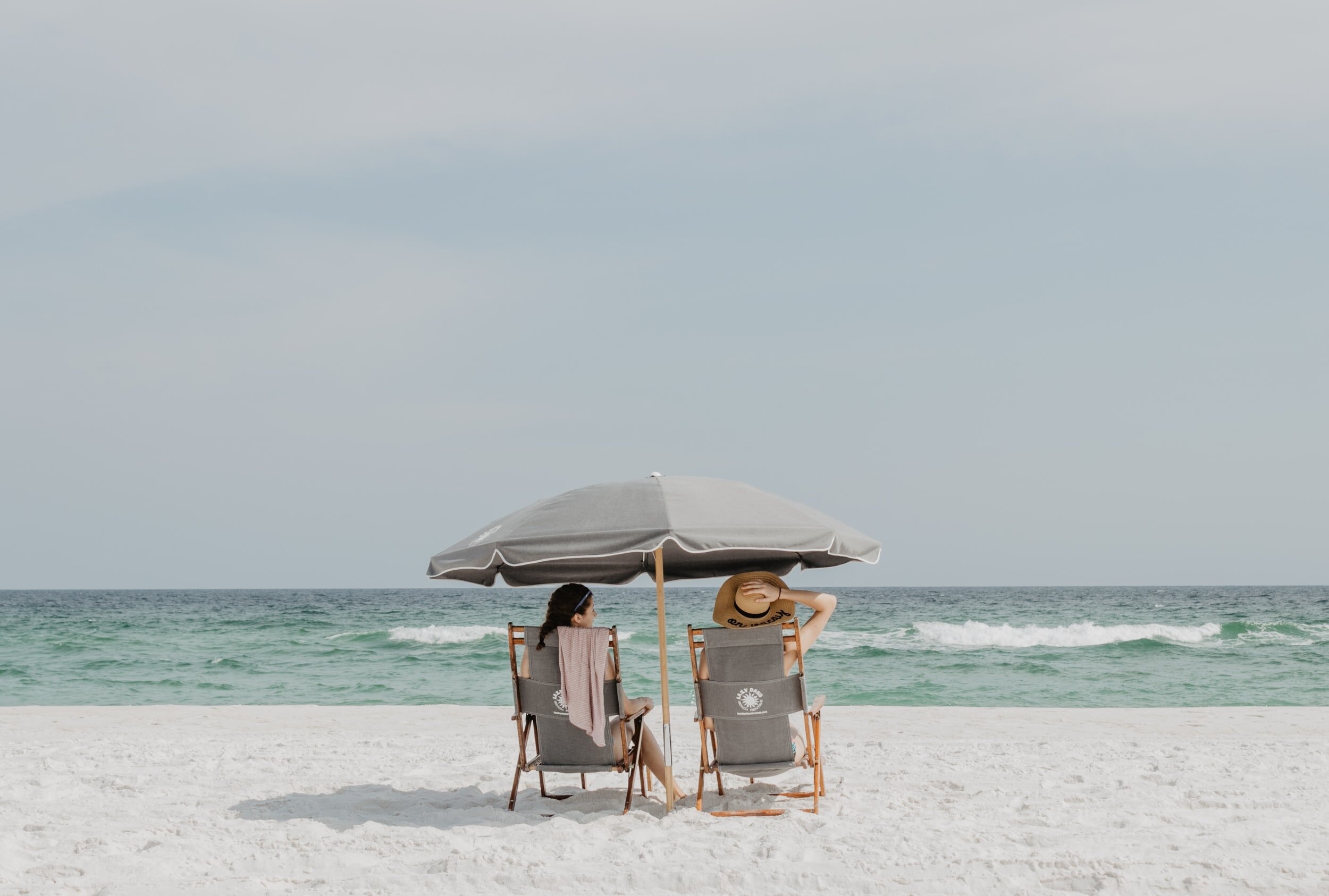Beach umbrella kit, Sun-soaked adventure, Coastal bliss, Essential beach gear, 2500x1690 HD Desktop