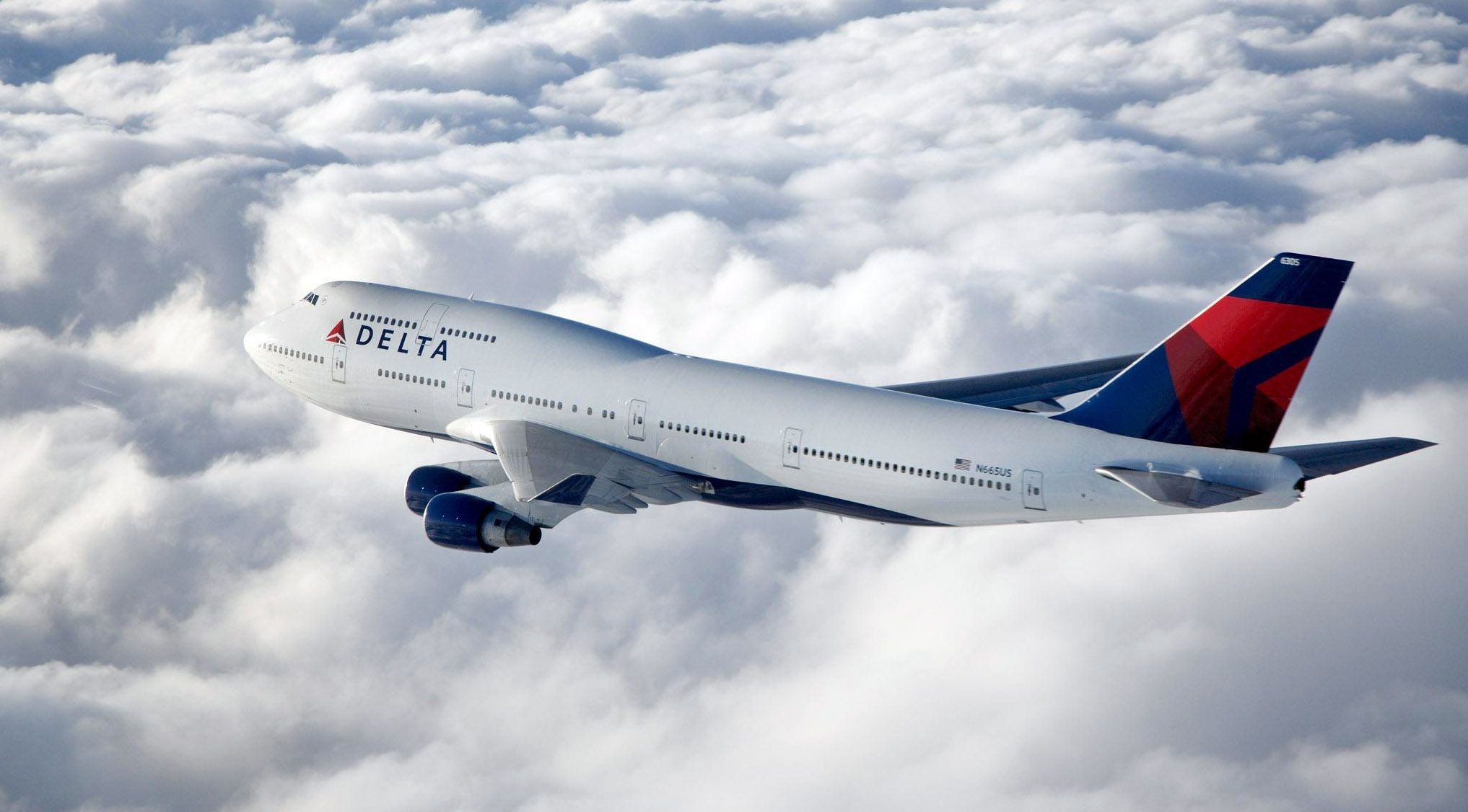 Boeing 747, Delta Airlines, Luxury Travel, Affordable Prices, 2040x1130 HD Desktop