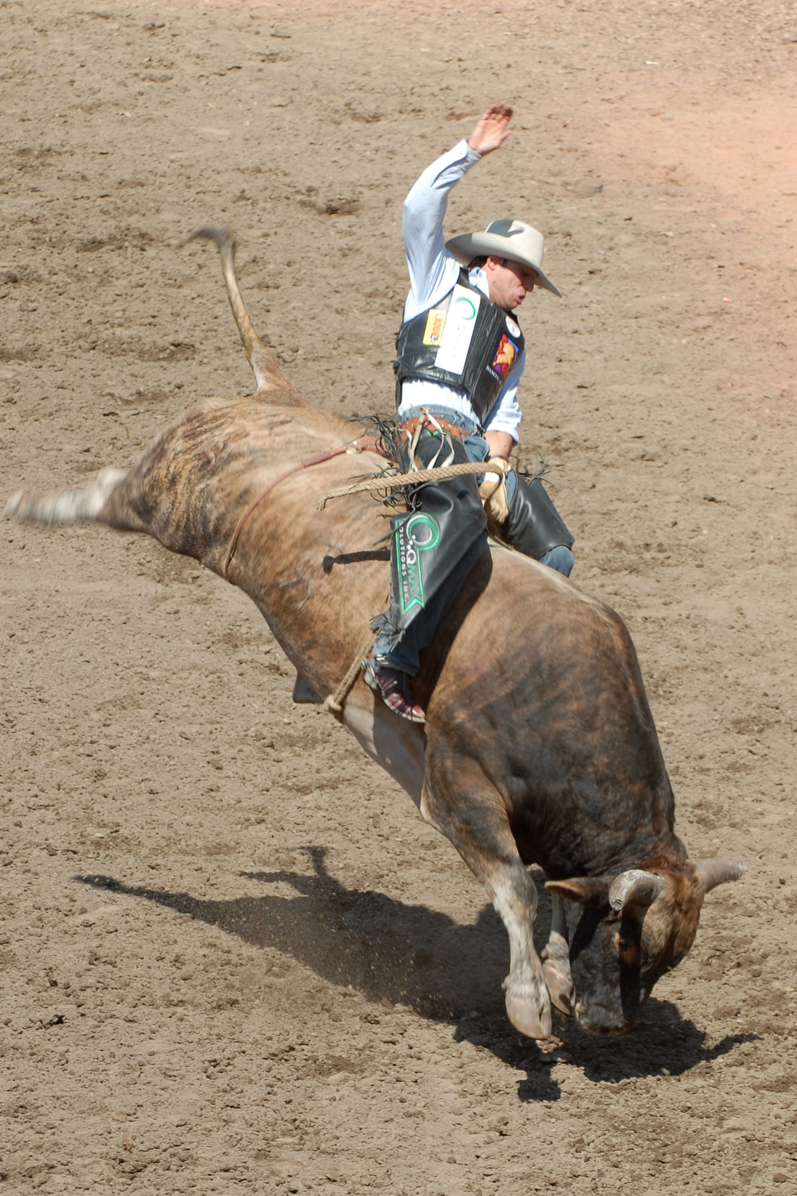 Rodeo: PBR events, Bull rope, A protective vest, Cowboy boots, The arena. 1600x2400 HD Background.