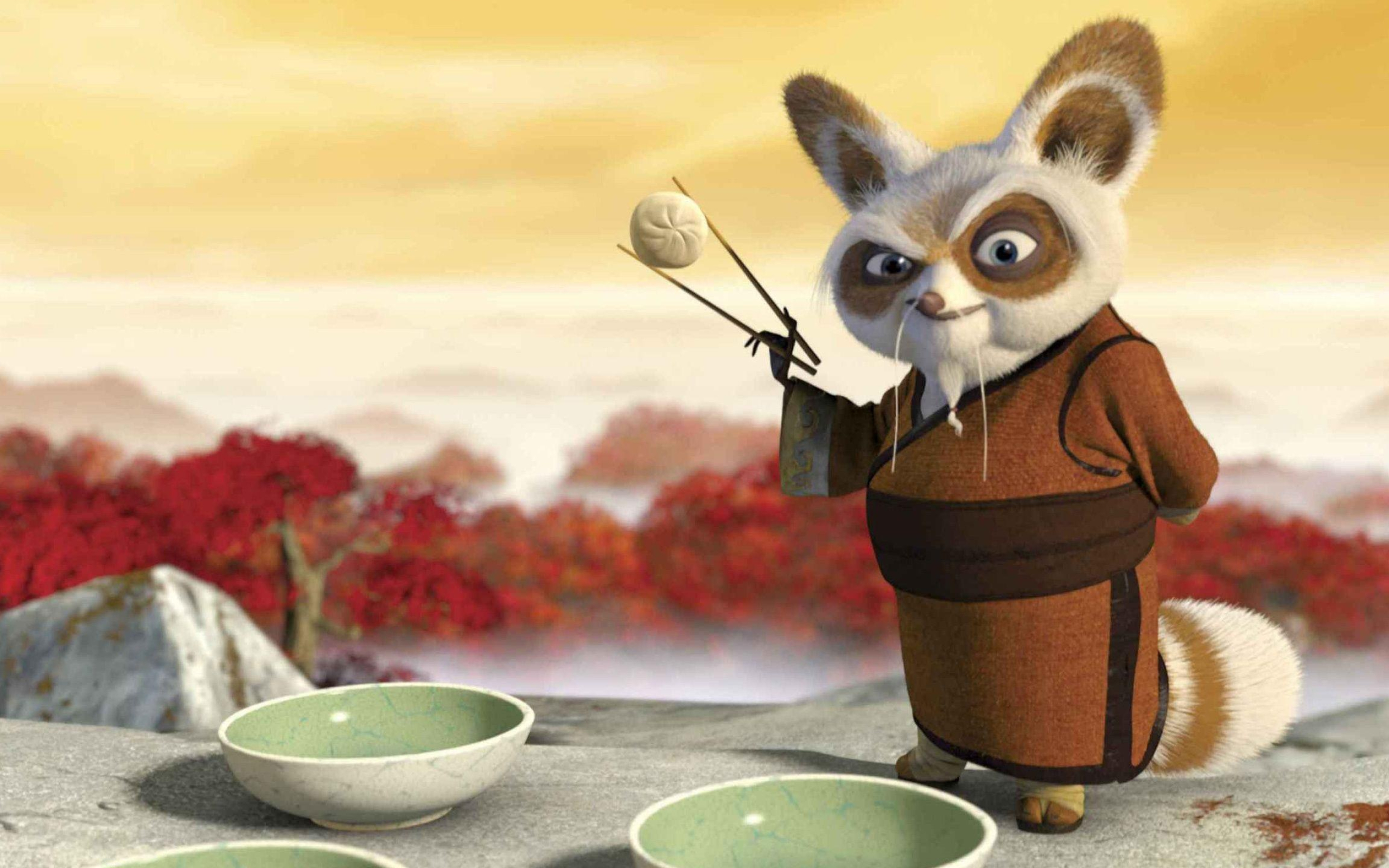 Master Shifu: Red panda, Kung fu legend/ instructor, Son of Shirong. 2560x1600 HD Background.