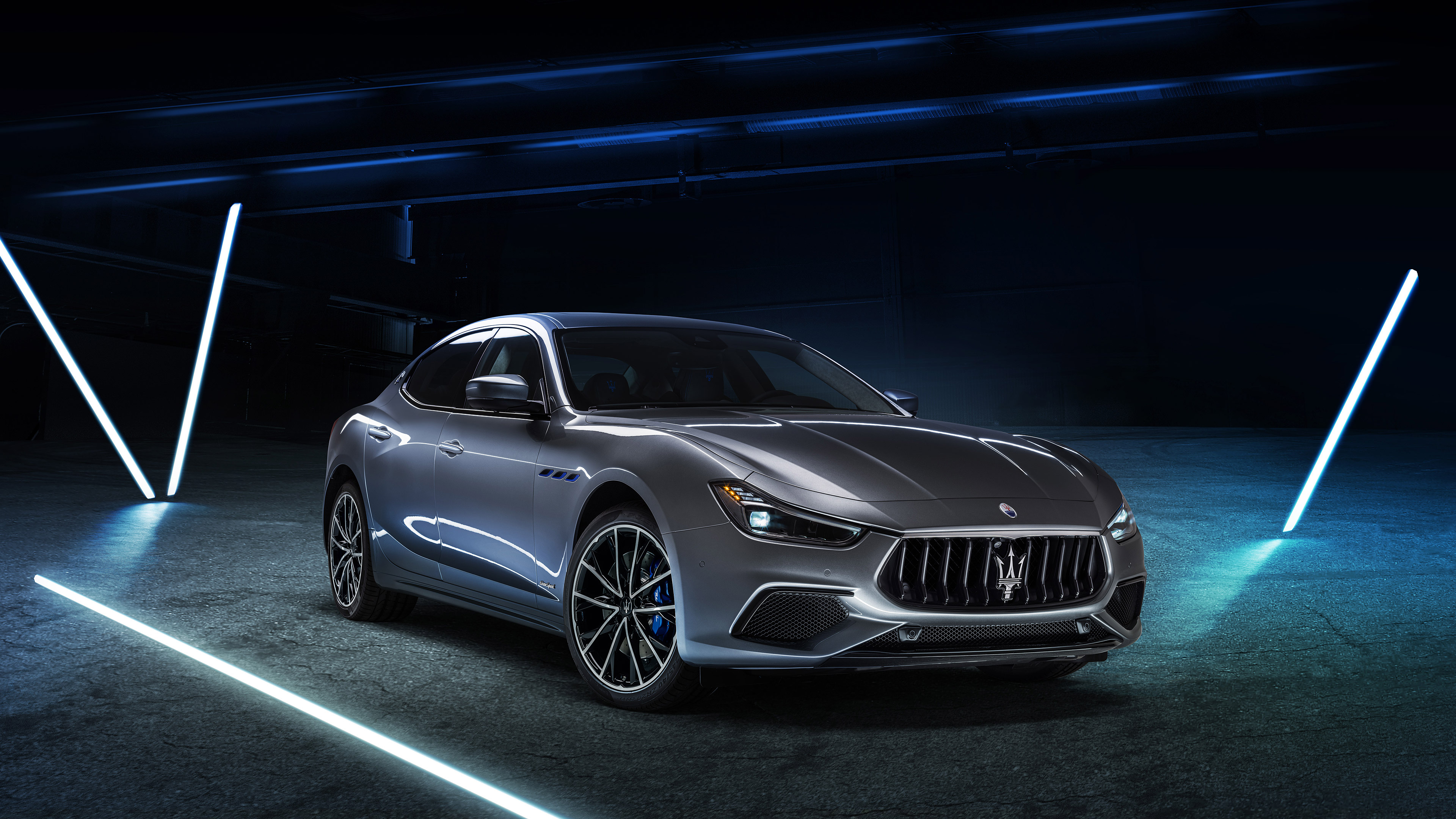 Maserati Ghibli, Hybrid luxury, Captivating wallpapers, Uncompromising performance, 3840x2160 4K Desktop