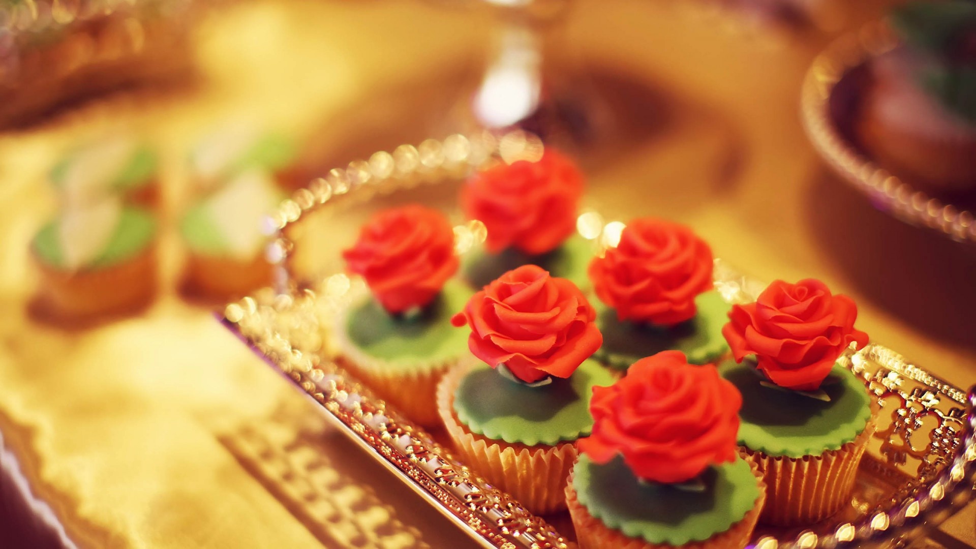 Rose cupcakes, Food wallpaper, Free pictures, HD quality, 1920x1080 Full HD Desktop