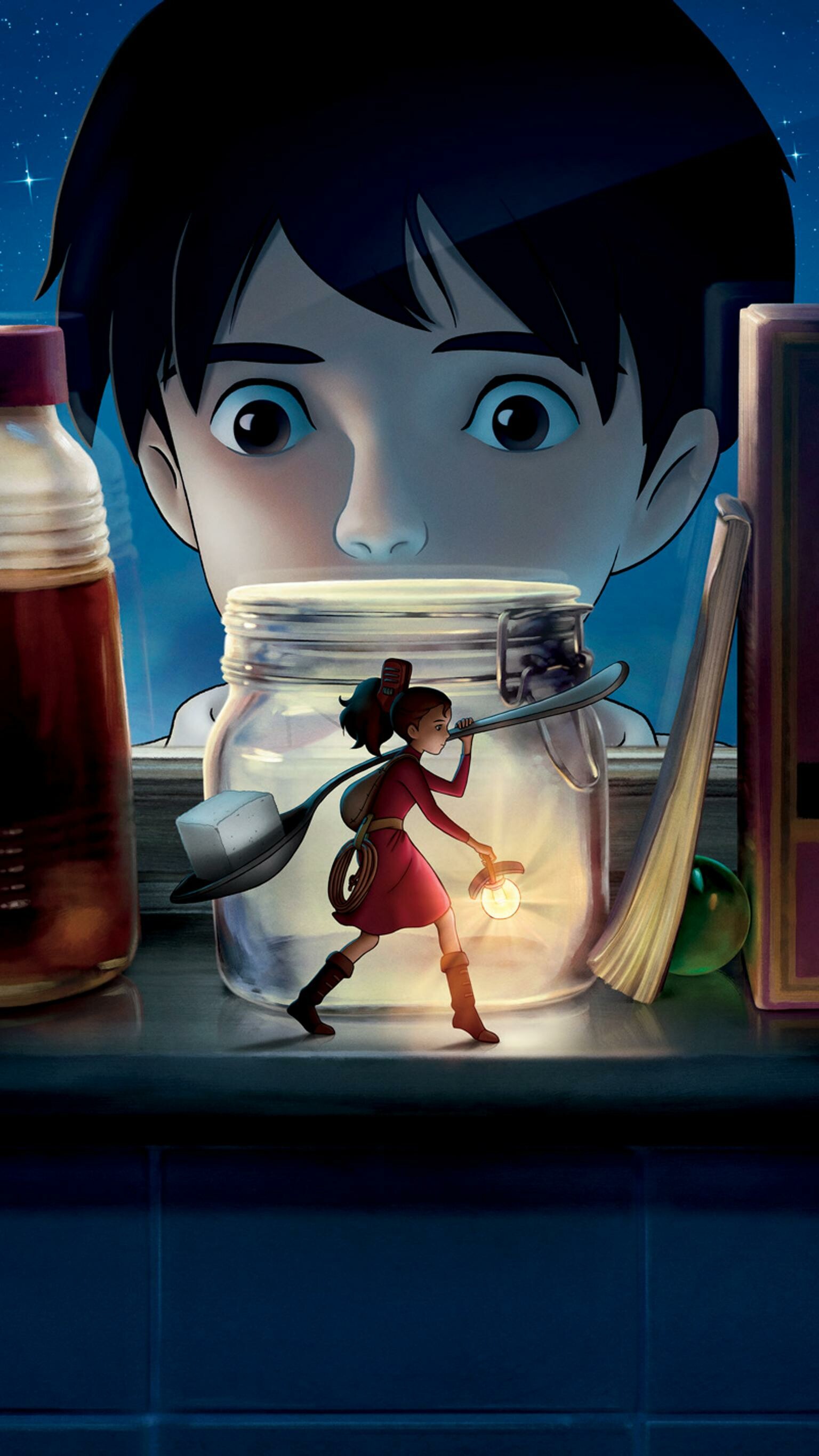 The Secret World of Arrietty: The screenplay by Hayao Miyazaki and Keiko Niwa. 1540x2740 HD Background.