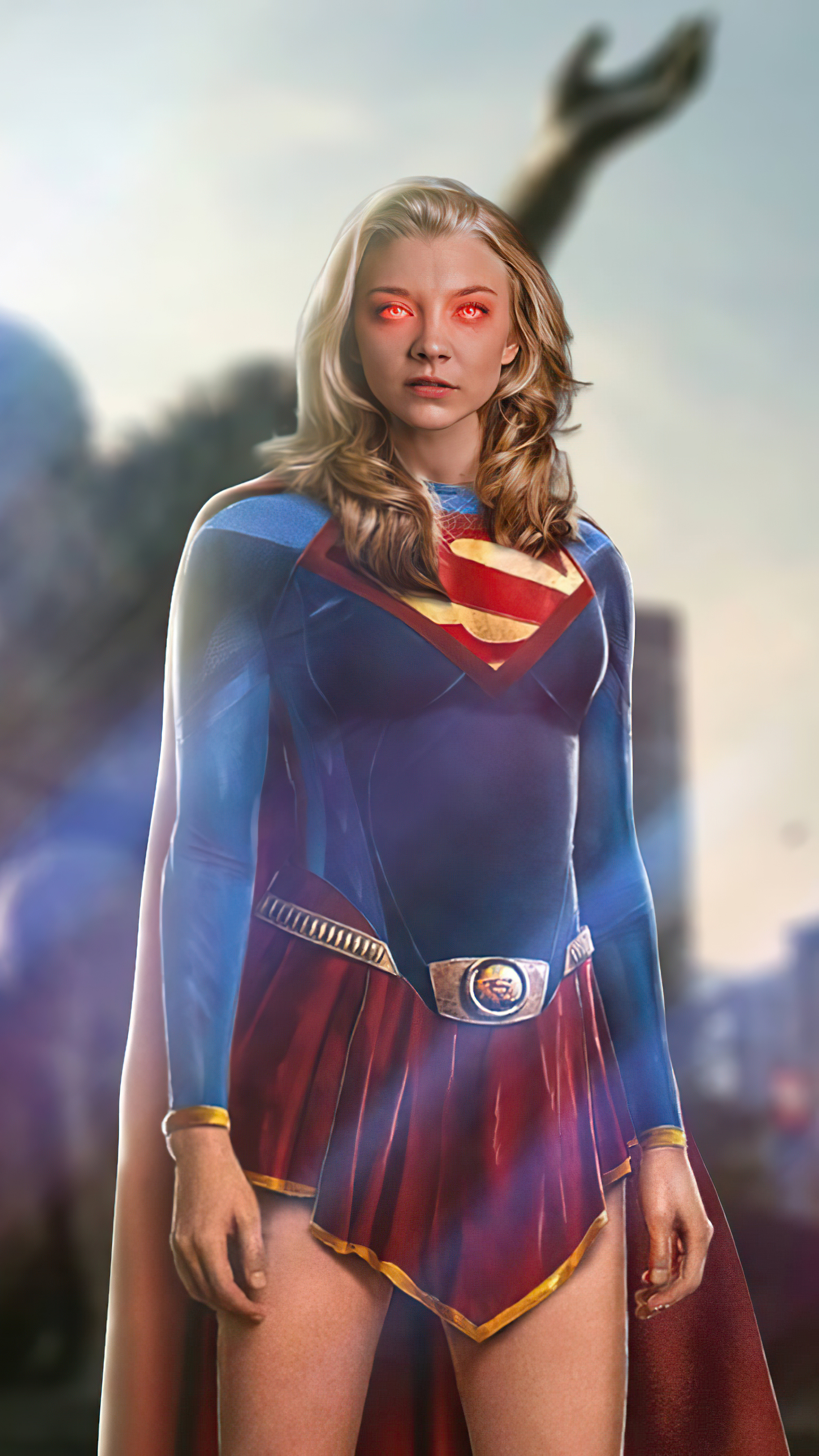 Natalie Dormer, Supergirl, HD wallpapers, Images, 2160x3840 4K Handy
