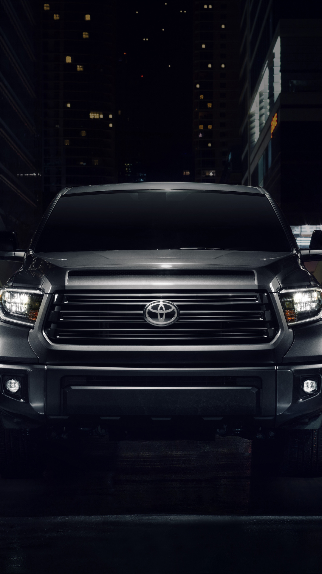 Toyota Tundra, Nightshade edition, Crewmax cab, High-quality images, 1080x1920 Full HD Phone