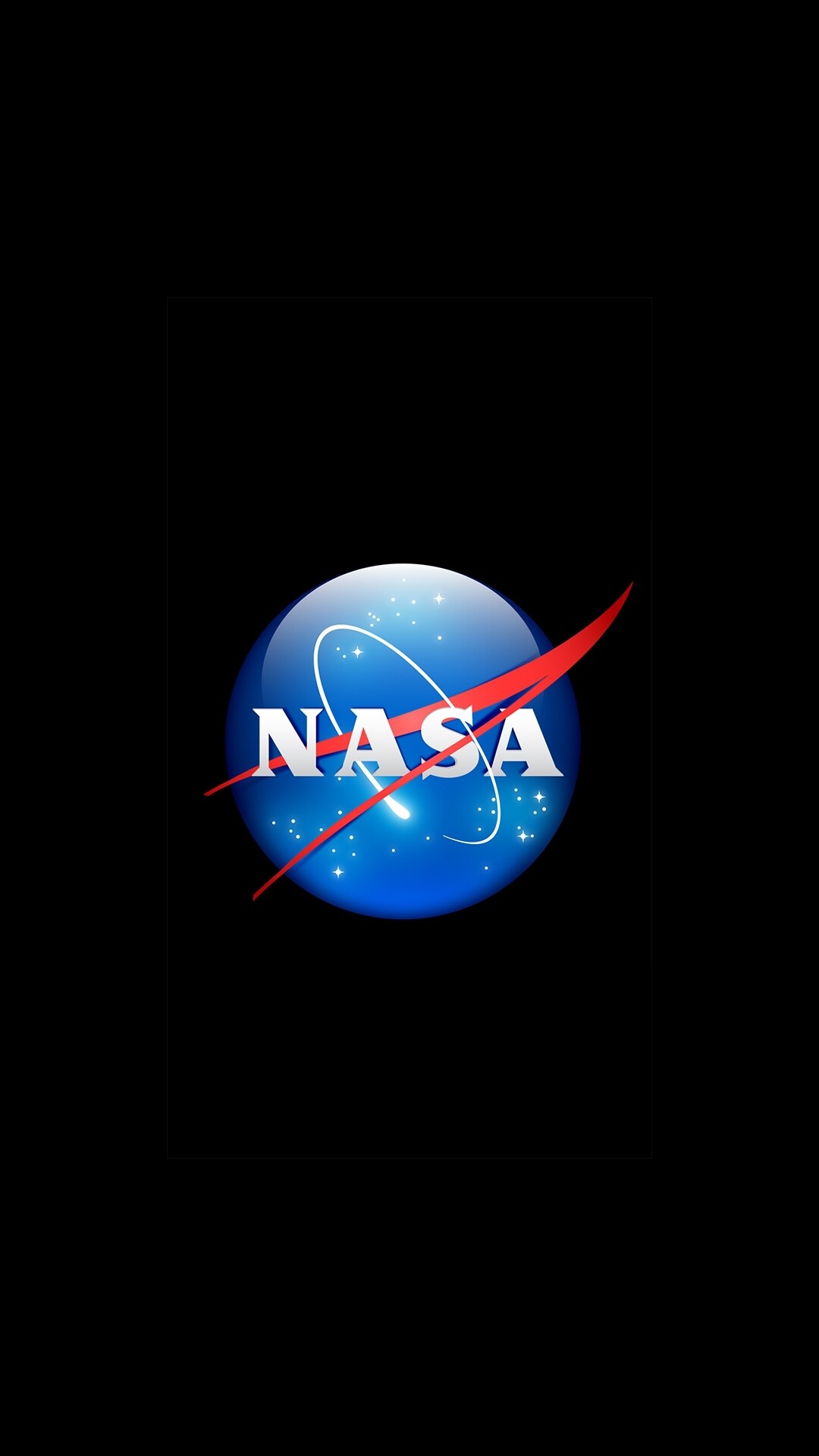 NASA: Logo, The agency established by the National Aeronautics and Space Act on July 29, 1958. 1080x1920 Full HD Background.