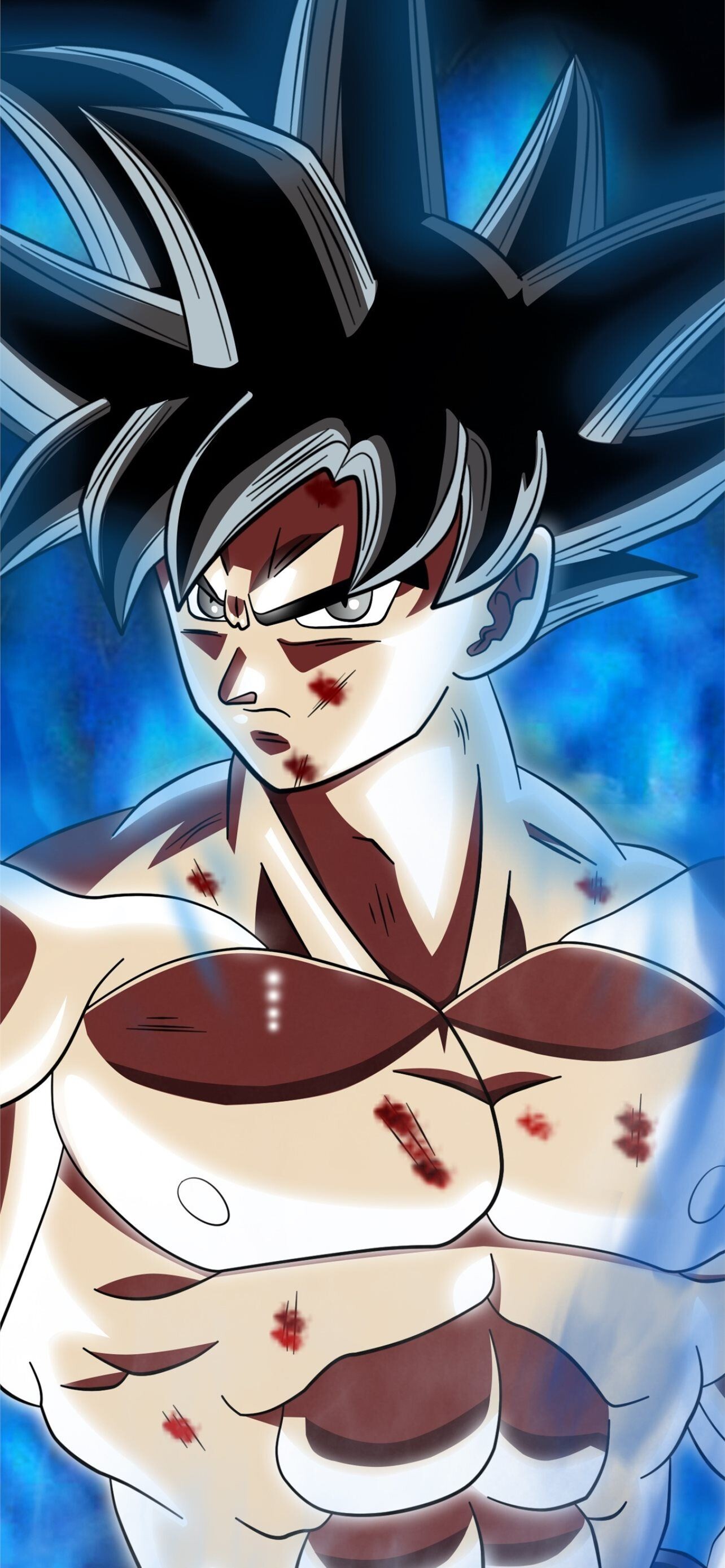 Goku: Ultra Instinct, Dragon Ball, Superhuman strength, Unique transformation. 1290x2780 HD Wallpaper.