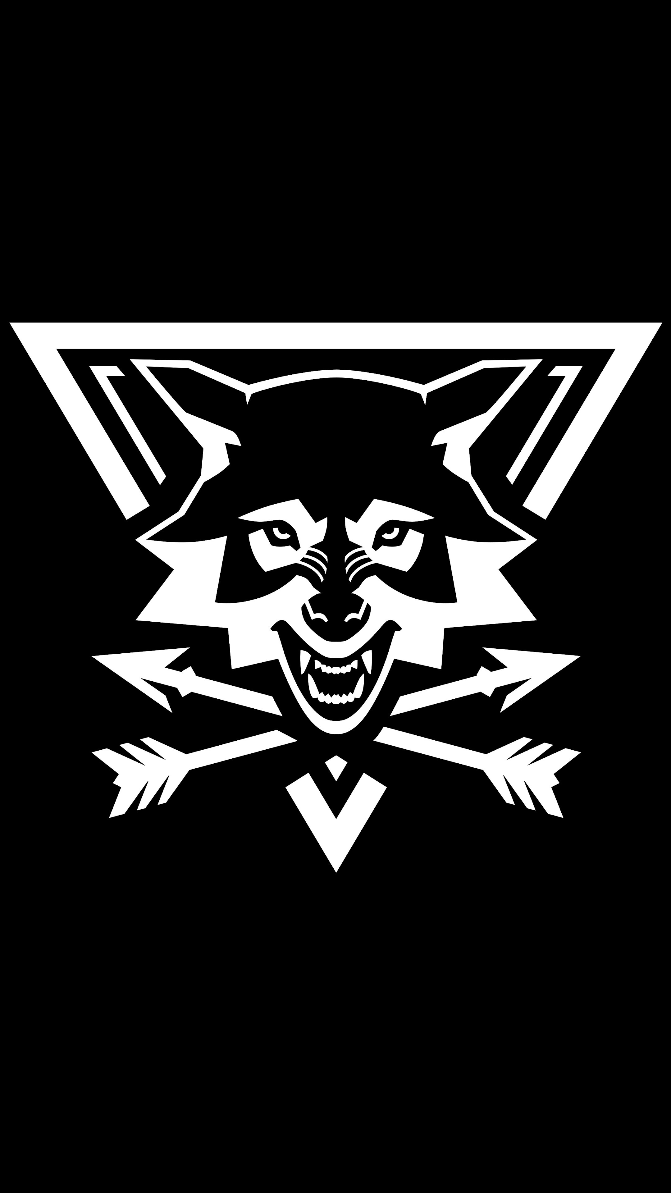Wolf: The Division 2 Survivalist Logo, Wild Doglike Carnivore. 2160x3840 4K Wallpaper.
