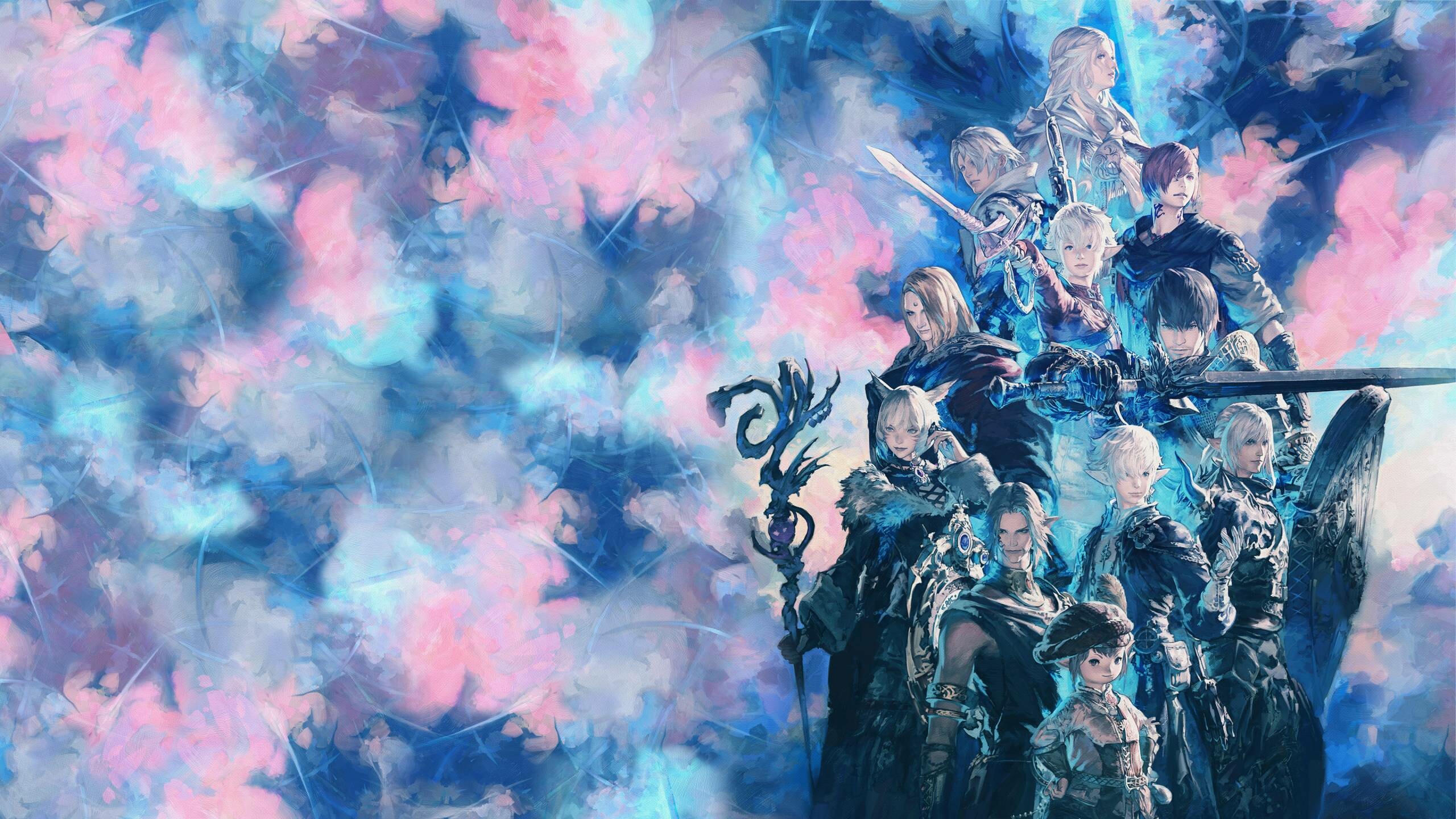 Final Fantasy XIV: The fictional land of Eorzea, Endwalker. 2560x1440 HD Wallpaper.