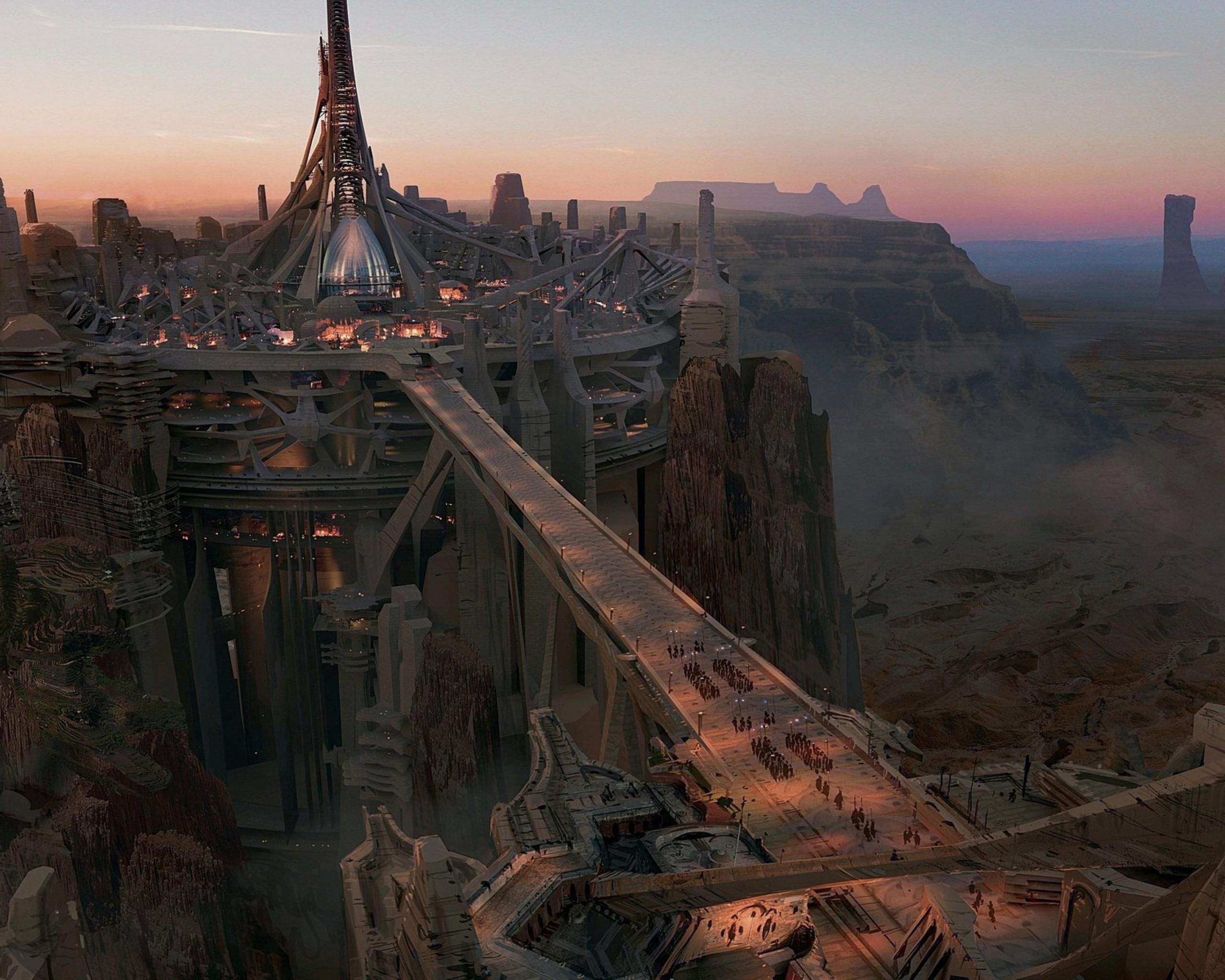 John Carter, Fantasy landscape, City of Mars, 2560x2050 HD Desktop