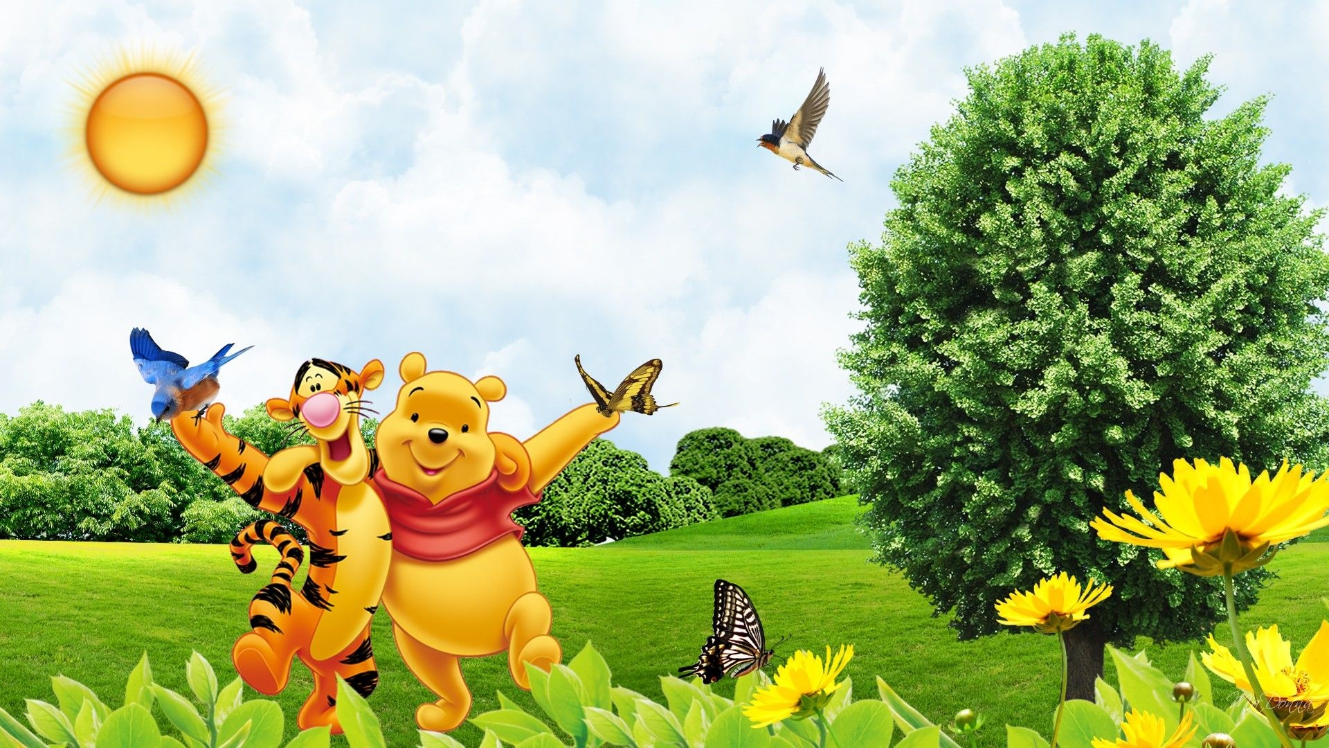 Winnie the Pooh Animation, Firefox, Disney, Desktop, 1920x1080 Full HD Desktop