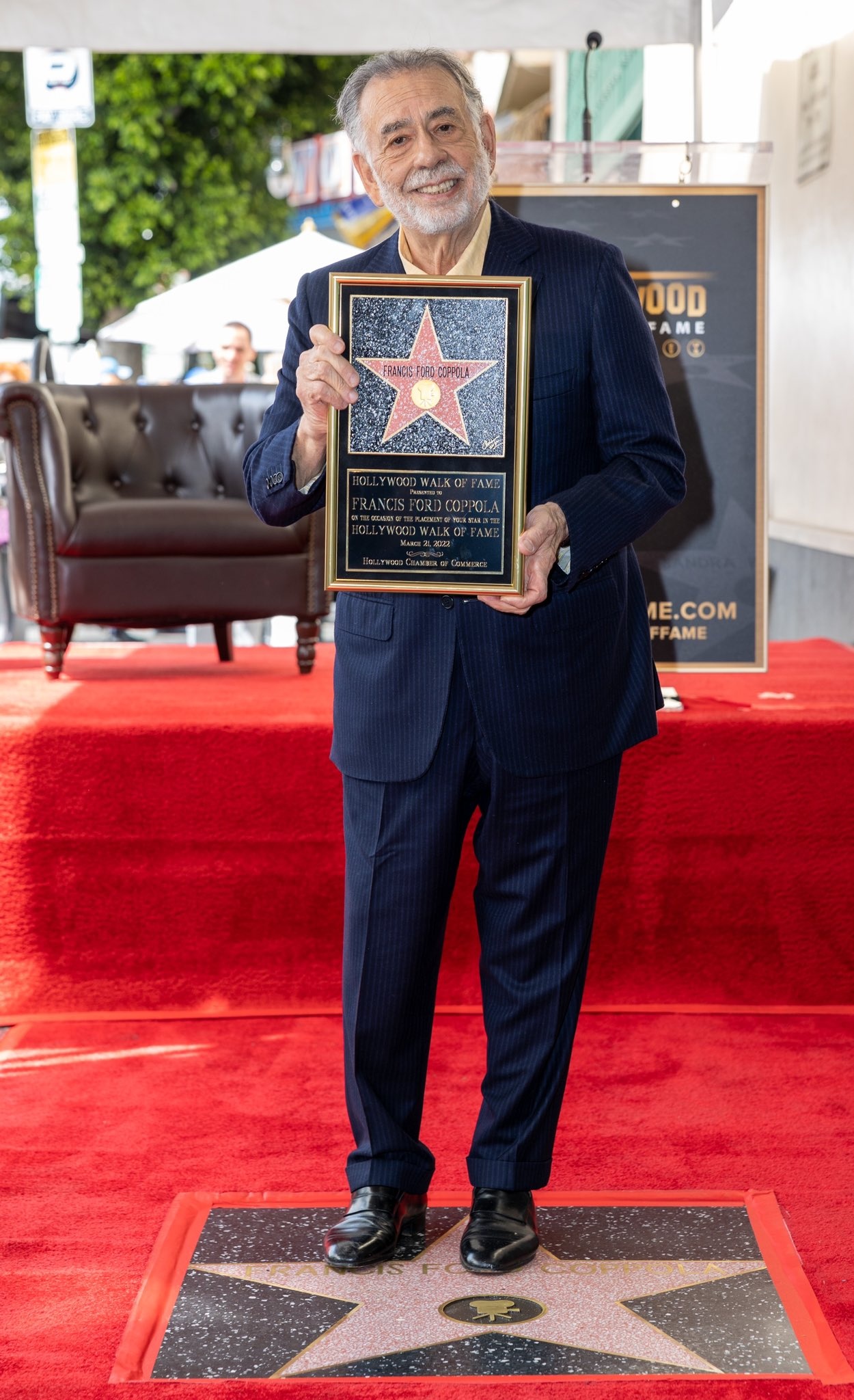 Francis Ford Coppola, Hollywood Walk of Fame Star, 50th Anniversary, The Godfather, 1250x2050 HD Phone
