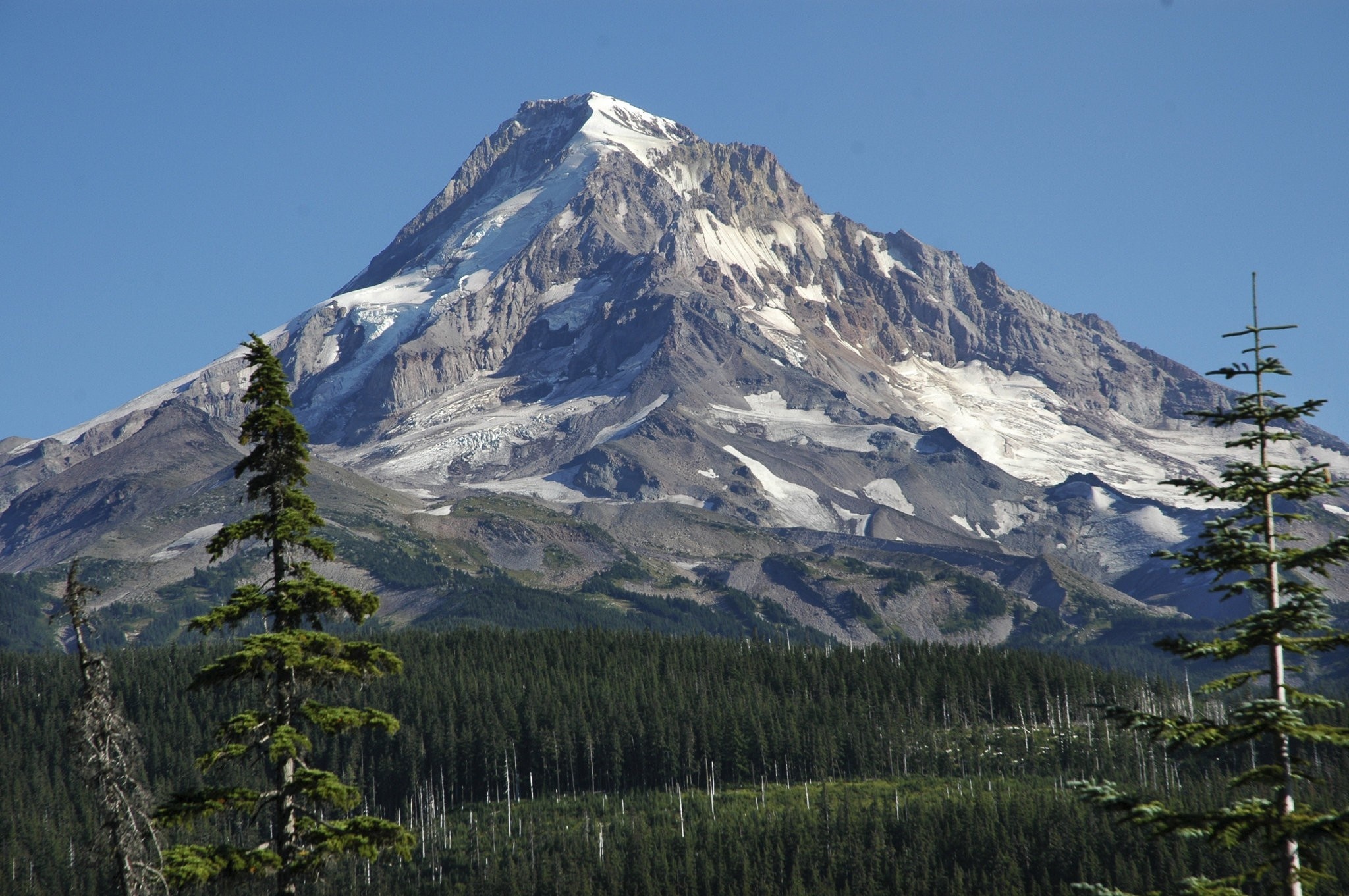 Mount Hood, Oregon earthquake faults, 2050x1370 HD Desktop