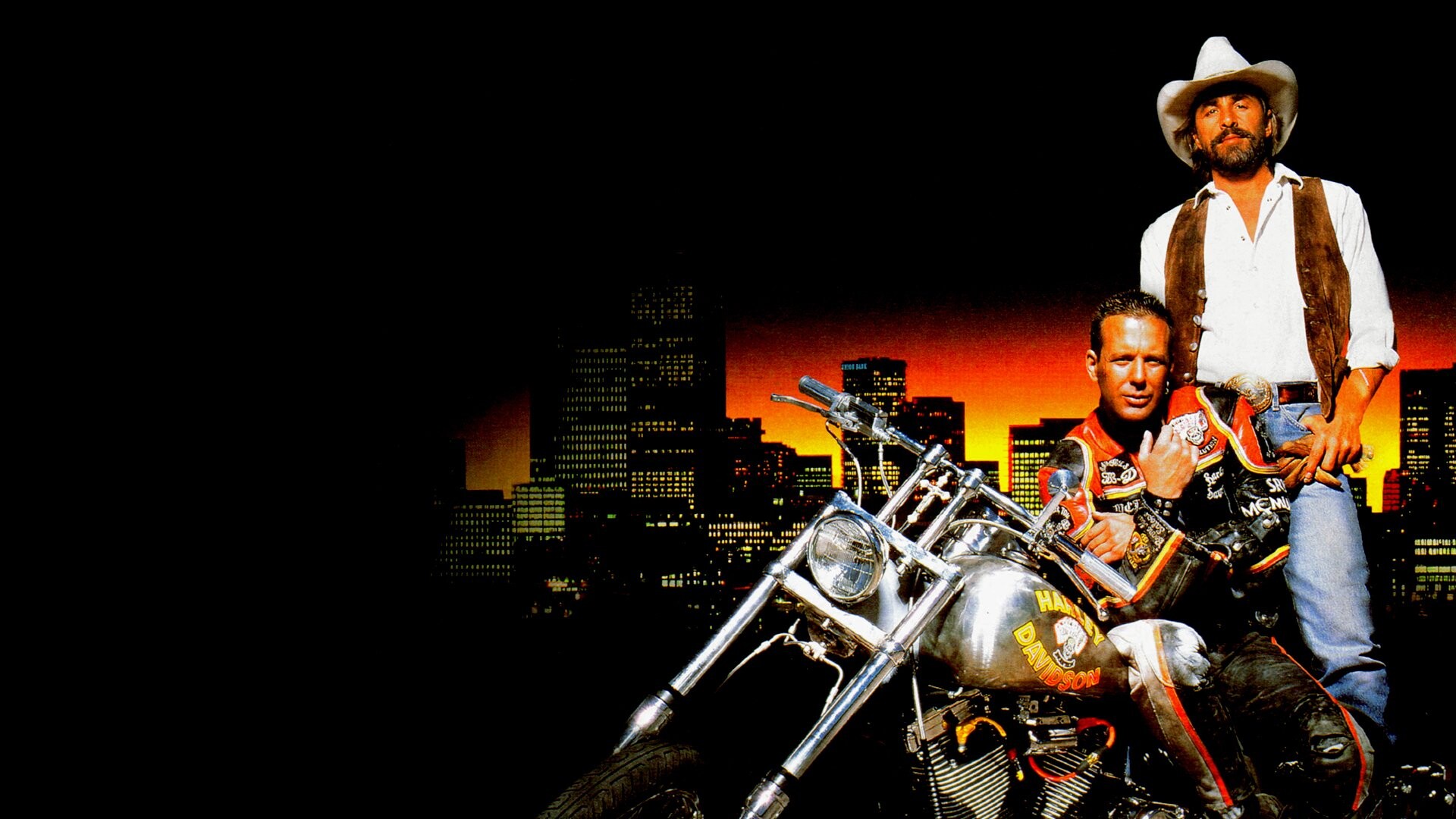 Harley Davidson and the Marlboro Man: A screenplay by Don Michael Paul, An action movie, Mickey Rourke, A tough biker, Harley motorcycle. 1920x1080 Full HD Background.