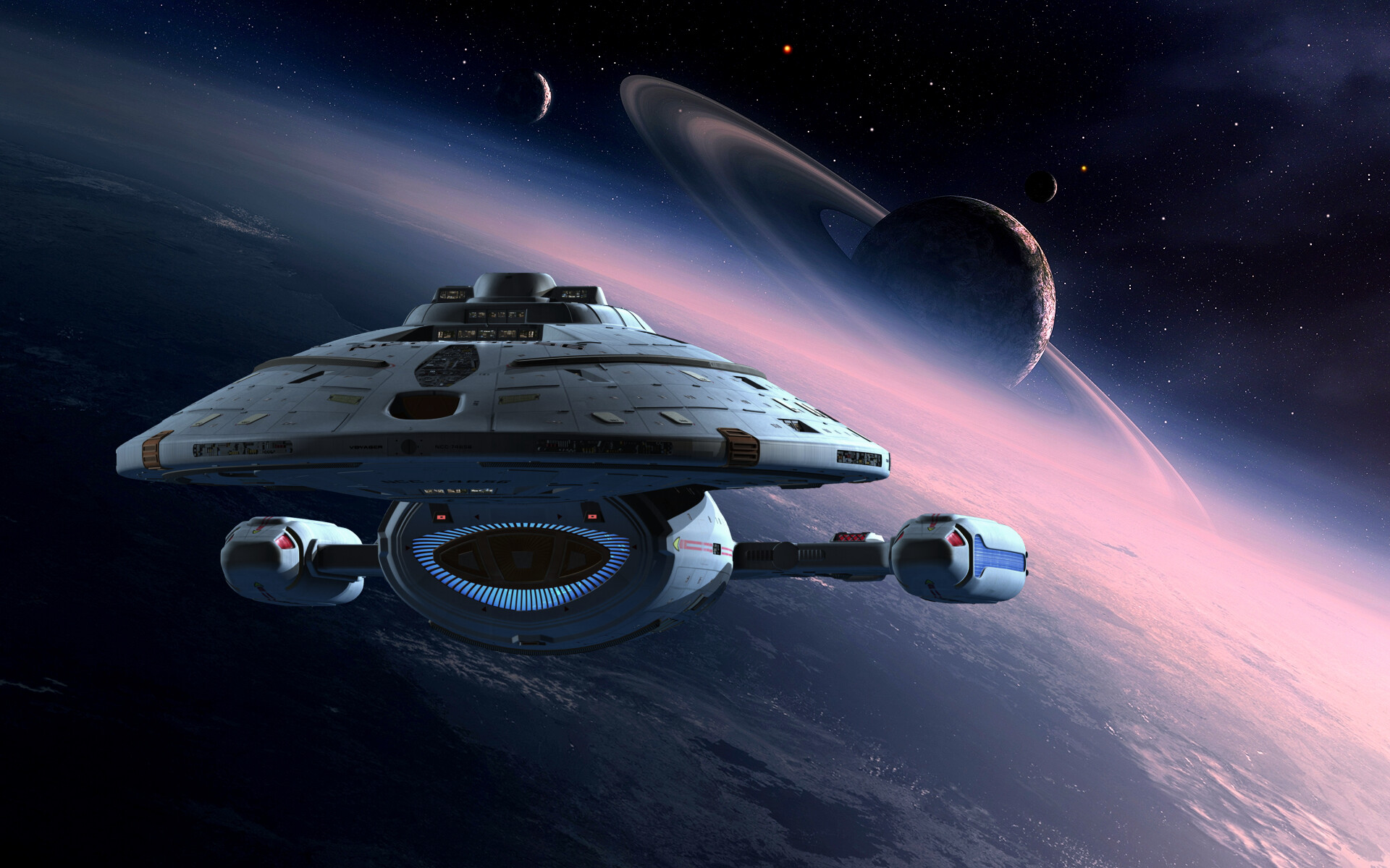 Star Trek: Star Trek: Voyager, Created by Rick Berman, Michael Piller, and Jeri Taylor. 1920x1200 HD Background.