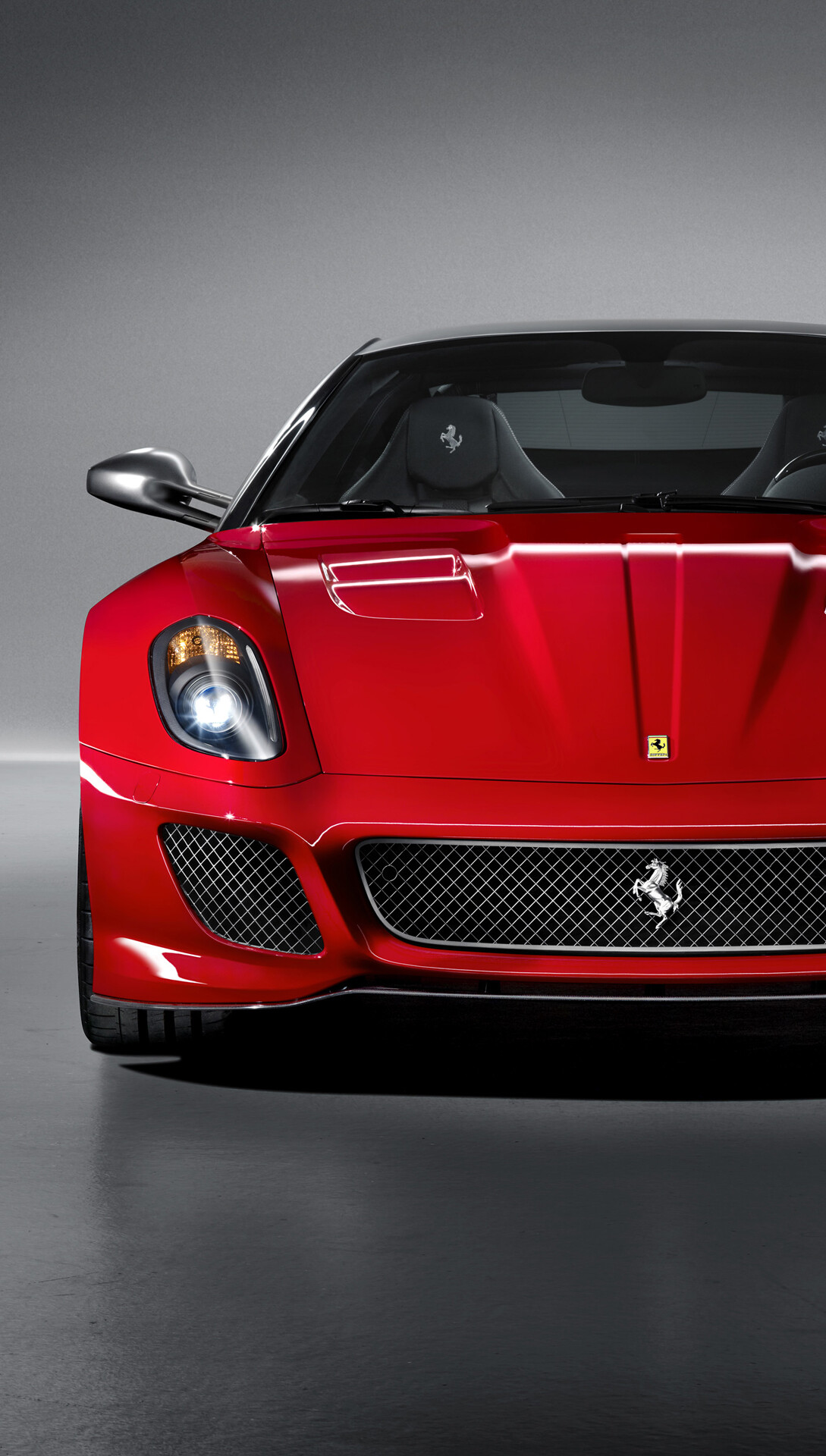 Ferrari: 599 GTB Fiorano, The brand's front-engined, two-seat model. 1090x1920 HD Background.