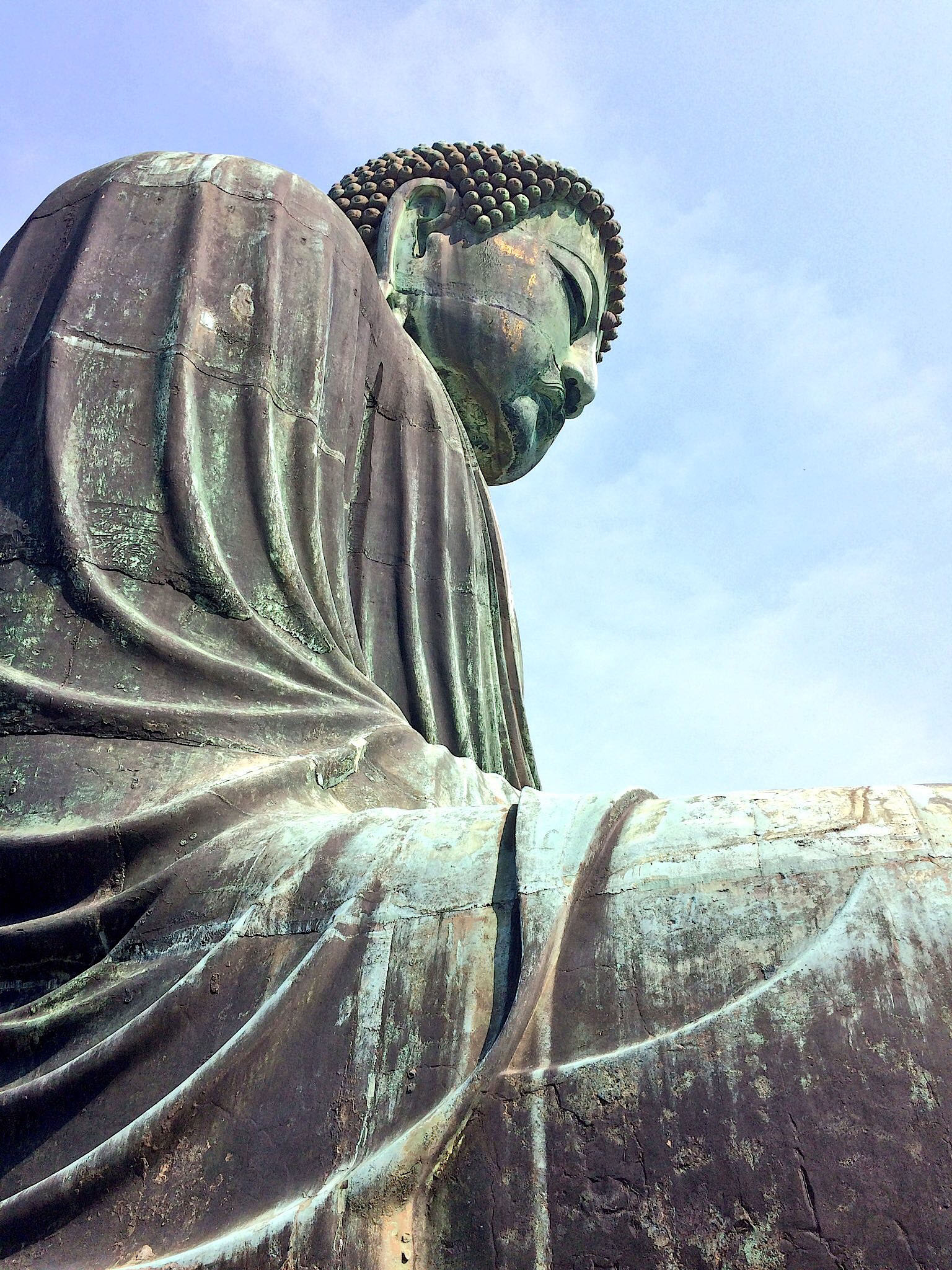Great Buddha of Kamakura, Close up, World history encyclopedia, Illustration, 1540x2050 HD Handy