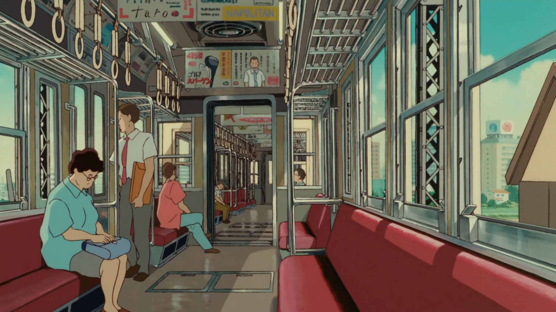 Whisper of the Heart: The first Japanese film that used the Dolby Digital sound format. 1920x1080 Full HD Wallpaper.