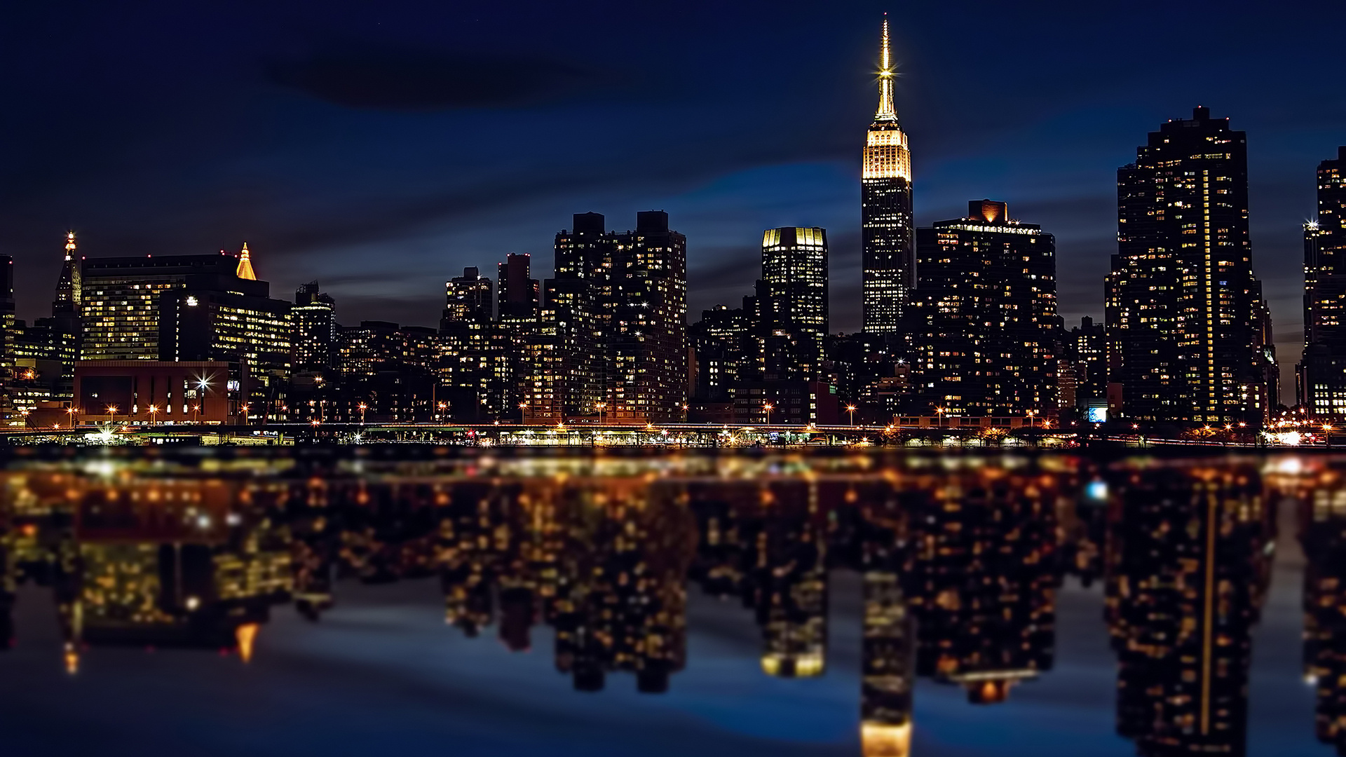 New York, Night, Travels, Skyscrapers, 1920x1080 Full HD Desktop