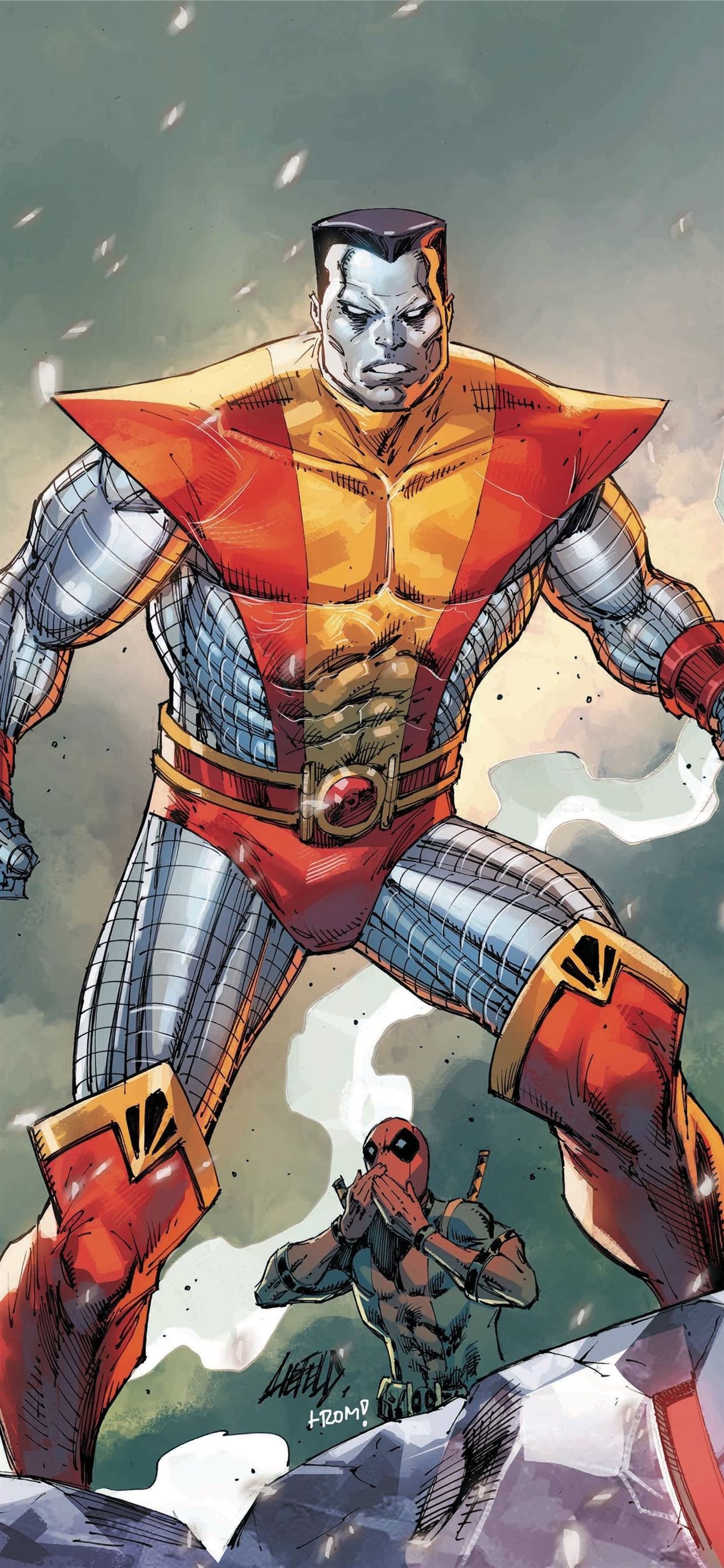 Colossus (Deadpool): First appeared in Giant-Size X-Men #1, May 1975. 1250x2690 HD Wallpaper.