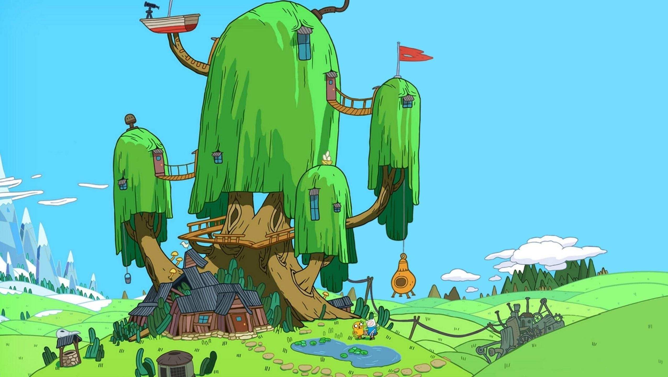 Adventure Time, Distant Lands, Wallpaper 4k, Christopher Tremblay, 2560x1450 HD Desktop