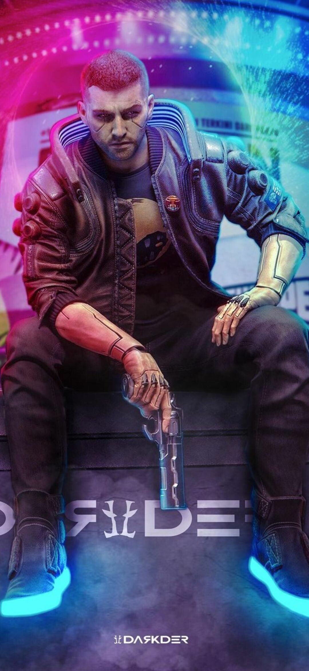 Cyberpunk 2077: While the game includes some elements of shooters, it’s an RPG. 1080x2340 HD Wallpaper.