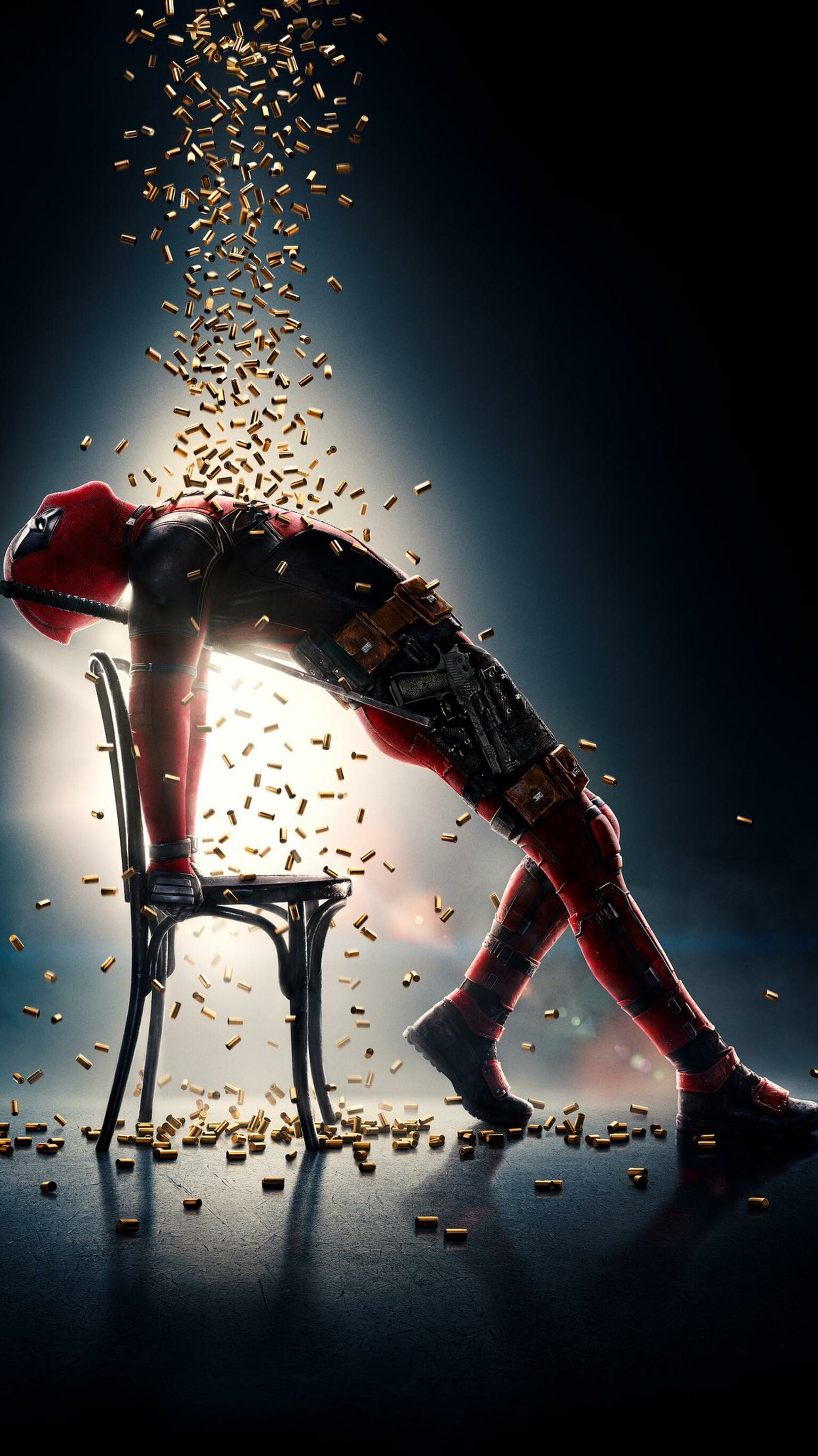 Deadpool: The film stars Ryan Reynolds in the title role alongside Morena Baccarin, Ed Skrein, T. J. Miller, and Gina Carano. 1540x2740 HD Wallpaper.