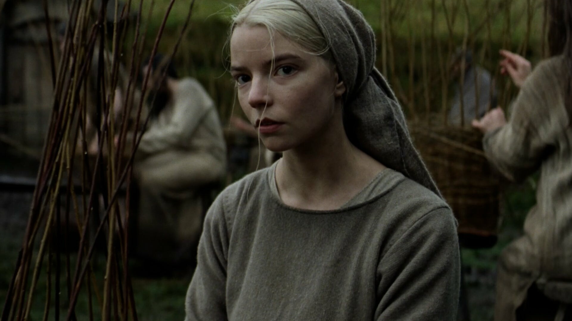 The Northman: Anya Taylor-Joy as Olga of the Birch Forest, The film is heavily influenced by Norse mythology. 1920x1080 Full HD Background.