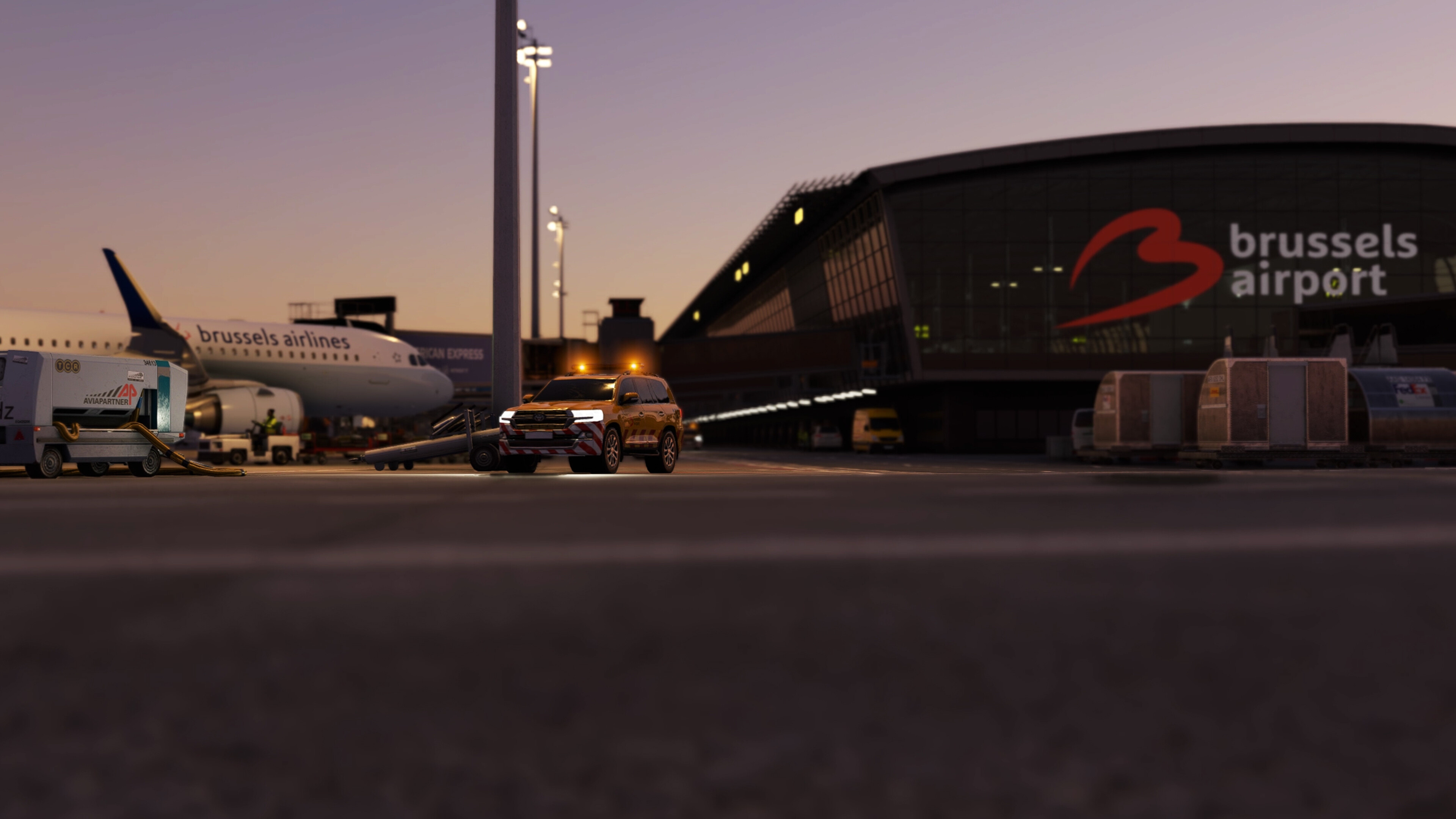 Brussels, Aerosoft announcement, Brussels airport, Flight simulator, 3840x2160 4K Desktop