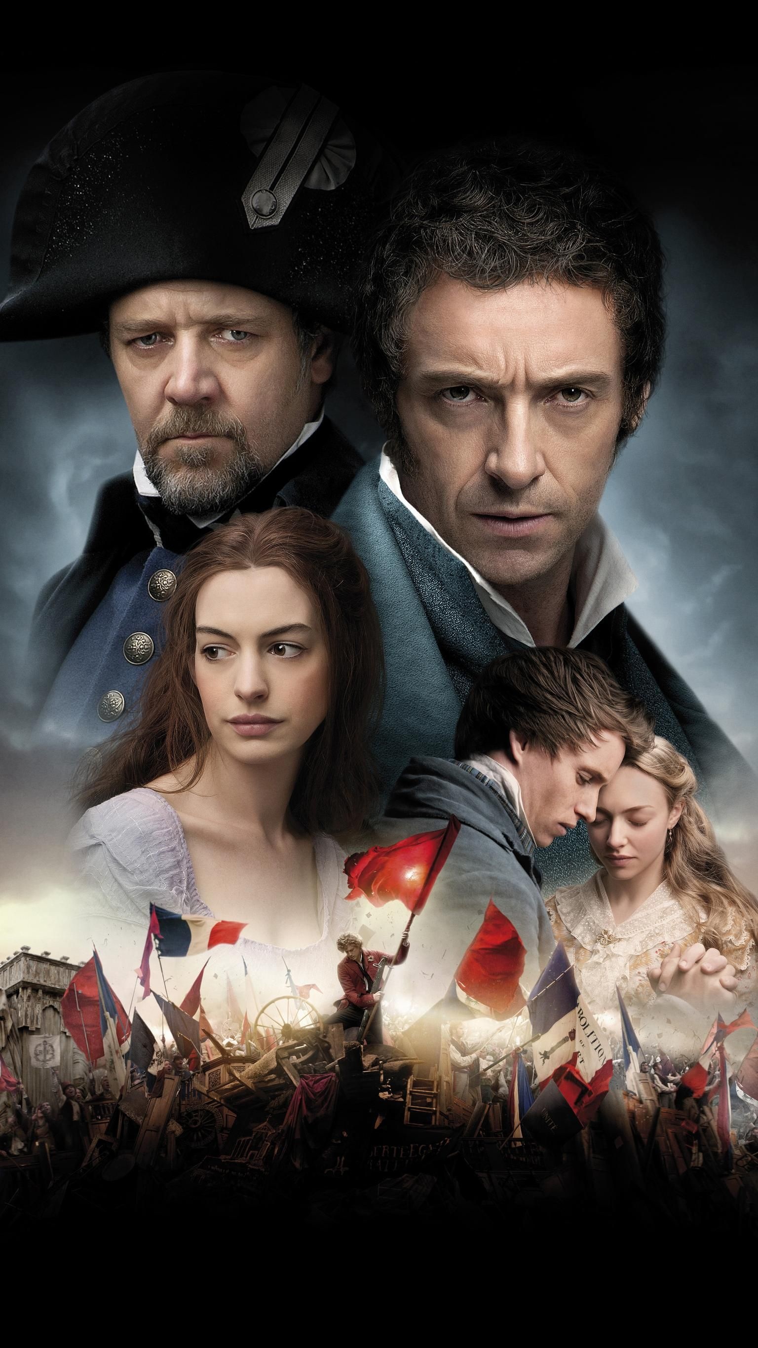 Les Miserables: The film is based on the 1985 West End English translation of the 1980 French musical. 1540x2740 HD Wallpaper.
