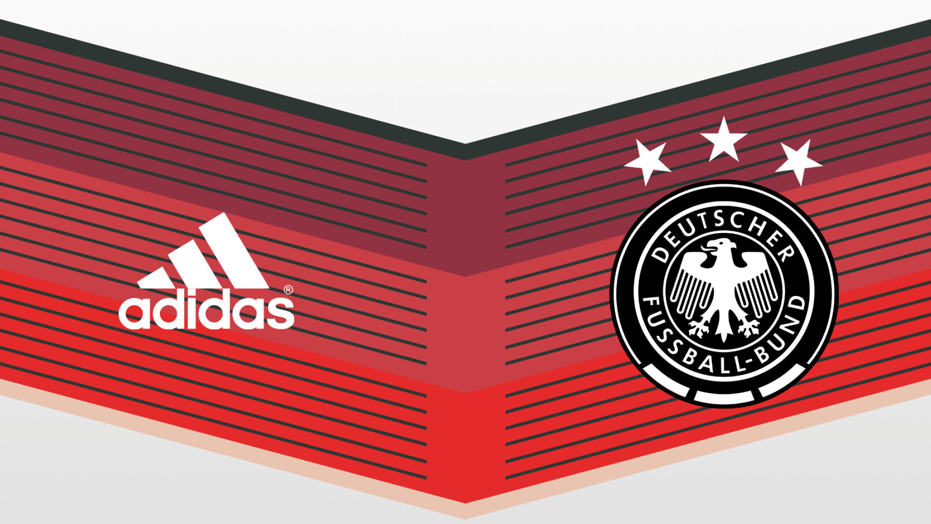 Germany Soccer Team: Adidas - the longstanding kit provider, The front view of the players' sports uniform. 1920x1080 Full HD Wallpaper.