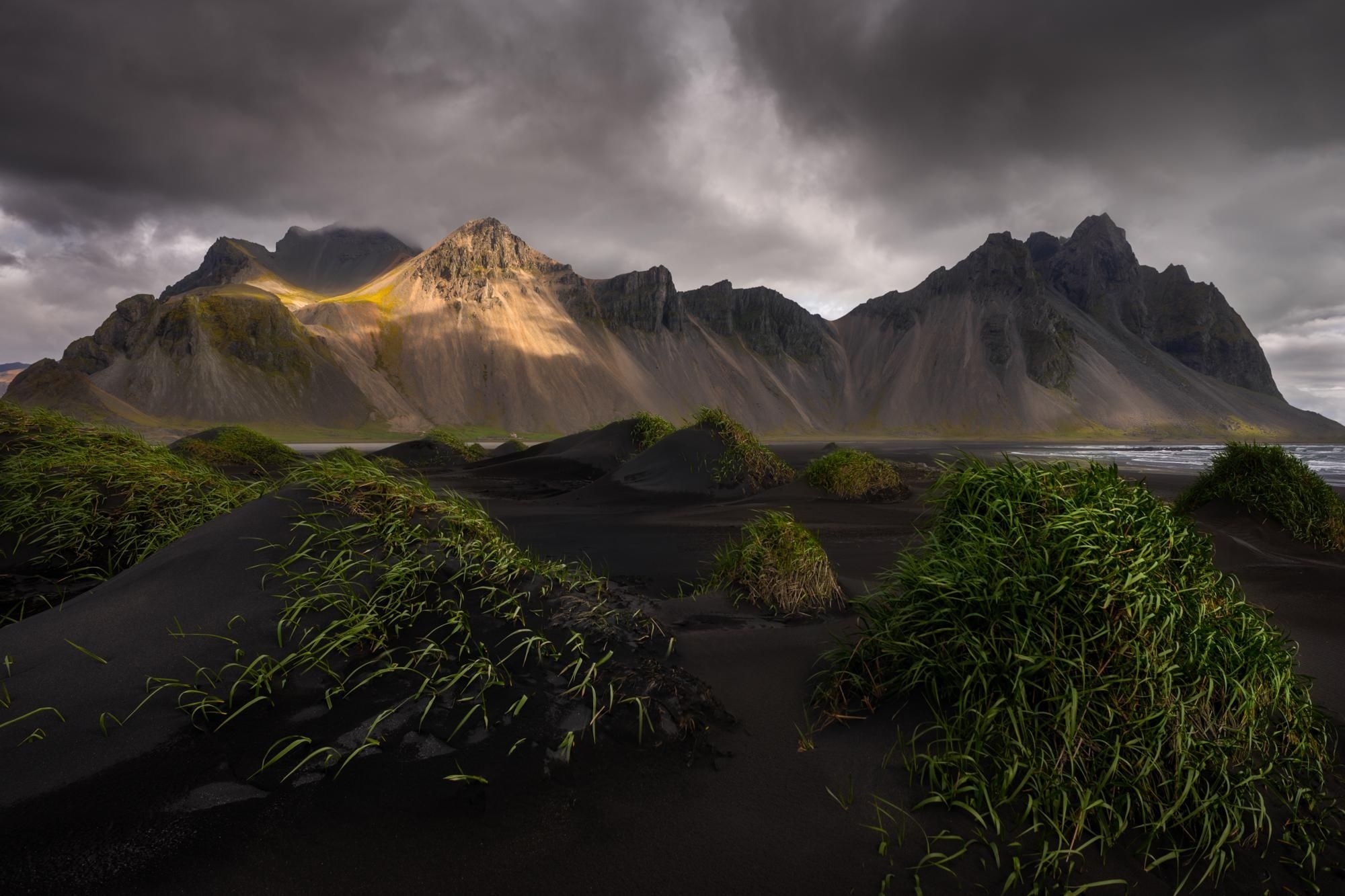 Vestrahorn, Moody afternoon, Iceland's mystic allure, Indieartist photography, 2000x1340 HD Desktop