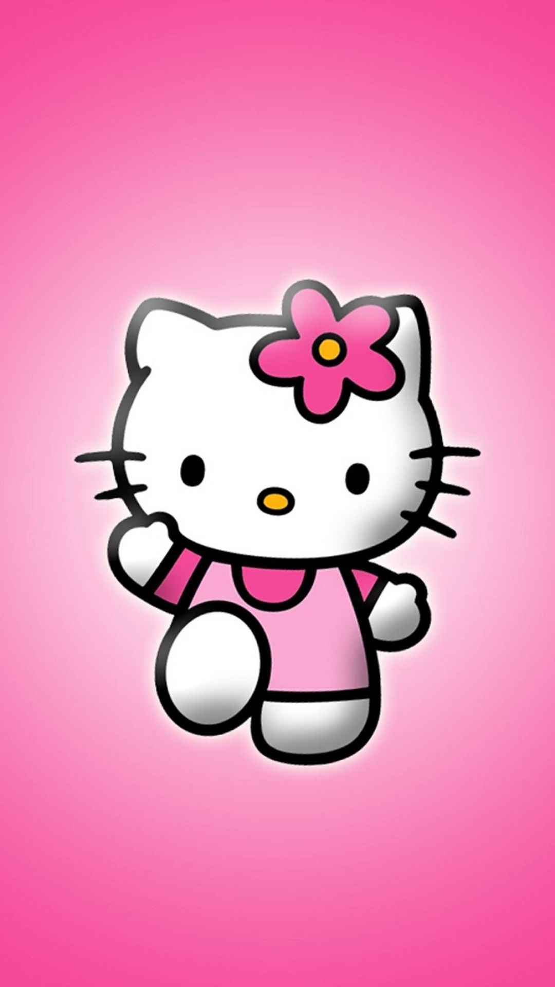 Hello Kitty: The character's official birthday is November 1st, Fictional character. 1080x1920 Full HD Background.