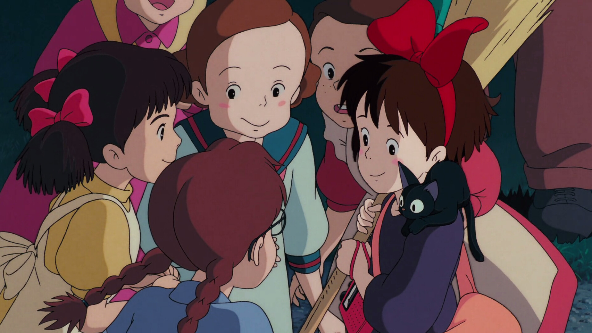 Kiki's Delivery Service: Hayao Miyazaki, The film won the 1989 Animage's Anime Grand Prix Award. 1920x1080 Full HD Background.
