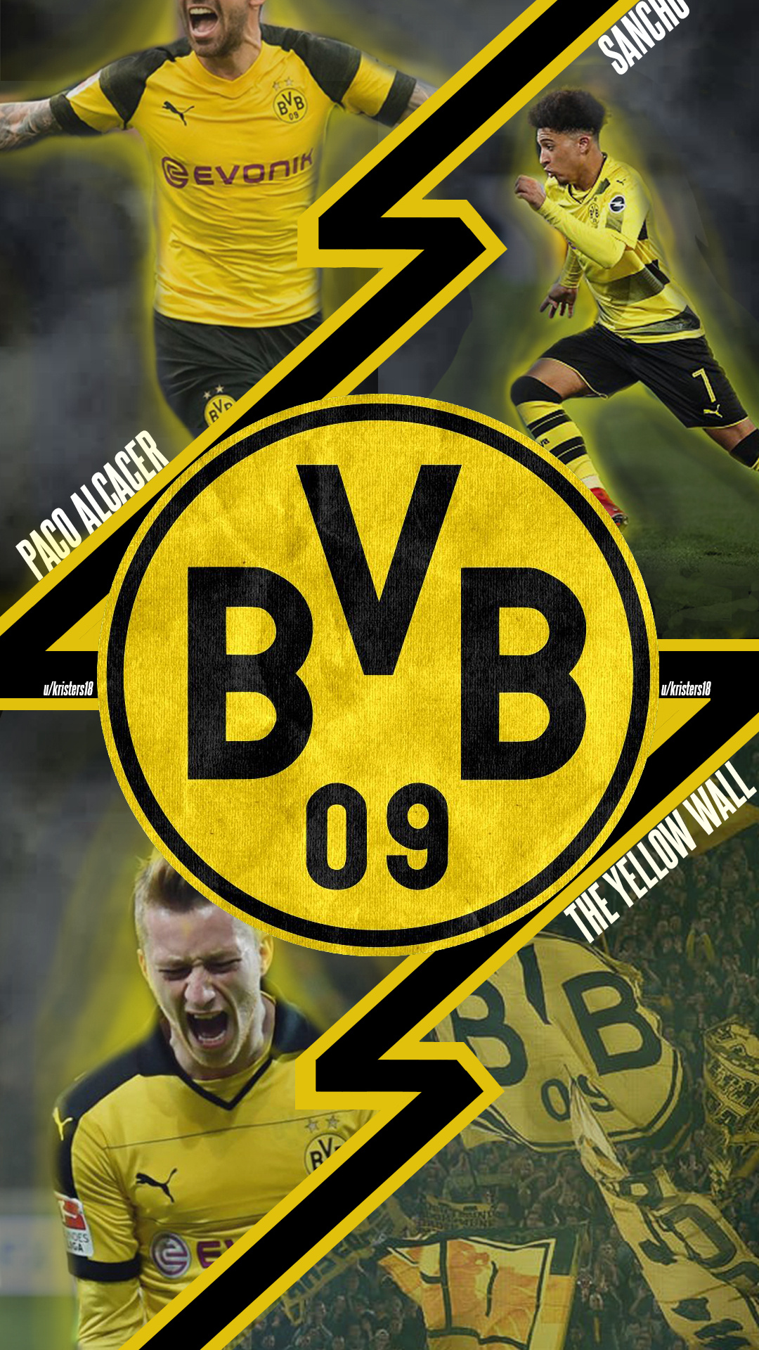 Borussia Dortmund: Recorded the highest number of points in a season for the runners-up position. 1080x1920 Full HD Wallpaper.
