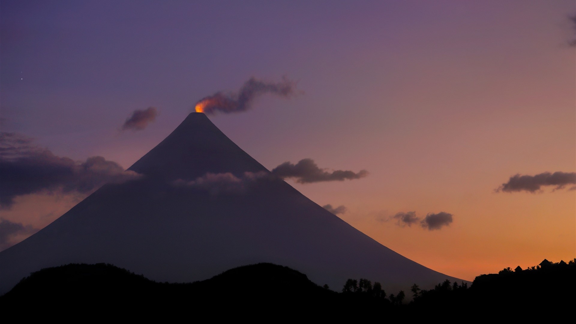 Mayon volcano, Stunning landscapes, Majestic beauty, Nature's wonder, 1920x1080 Full HD Desktop