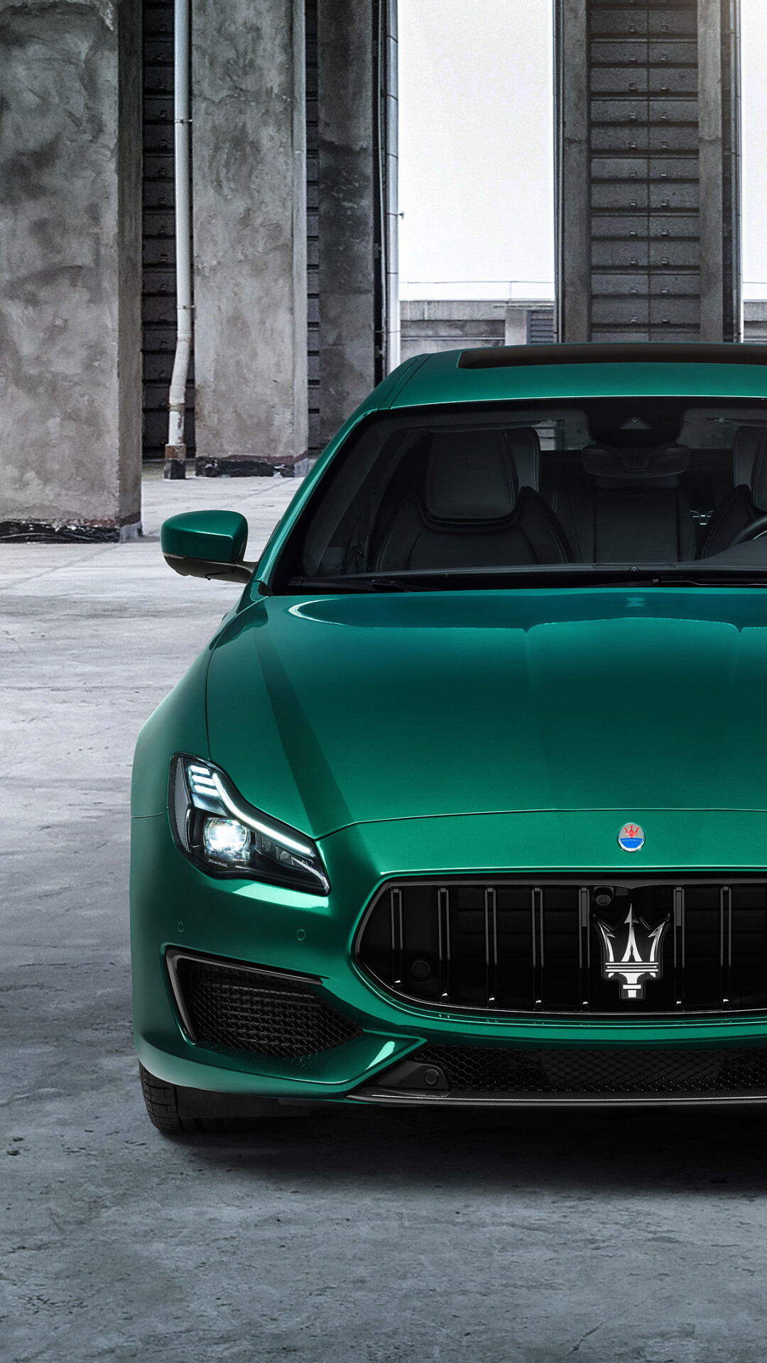 Maserati: Quattroporte Trofeo, Luxury sedan, Automotive design. 1080x1920 Full HD Wallpaper.