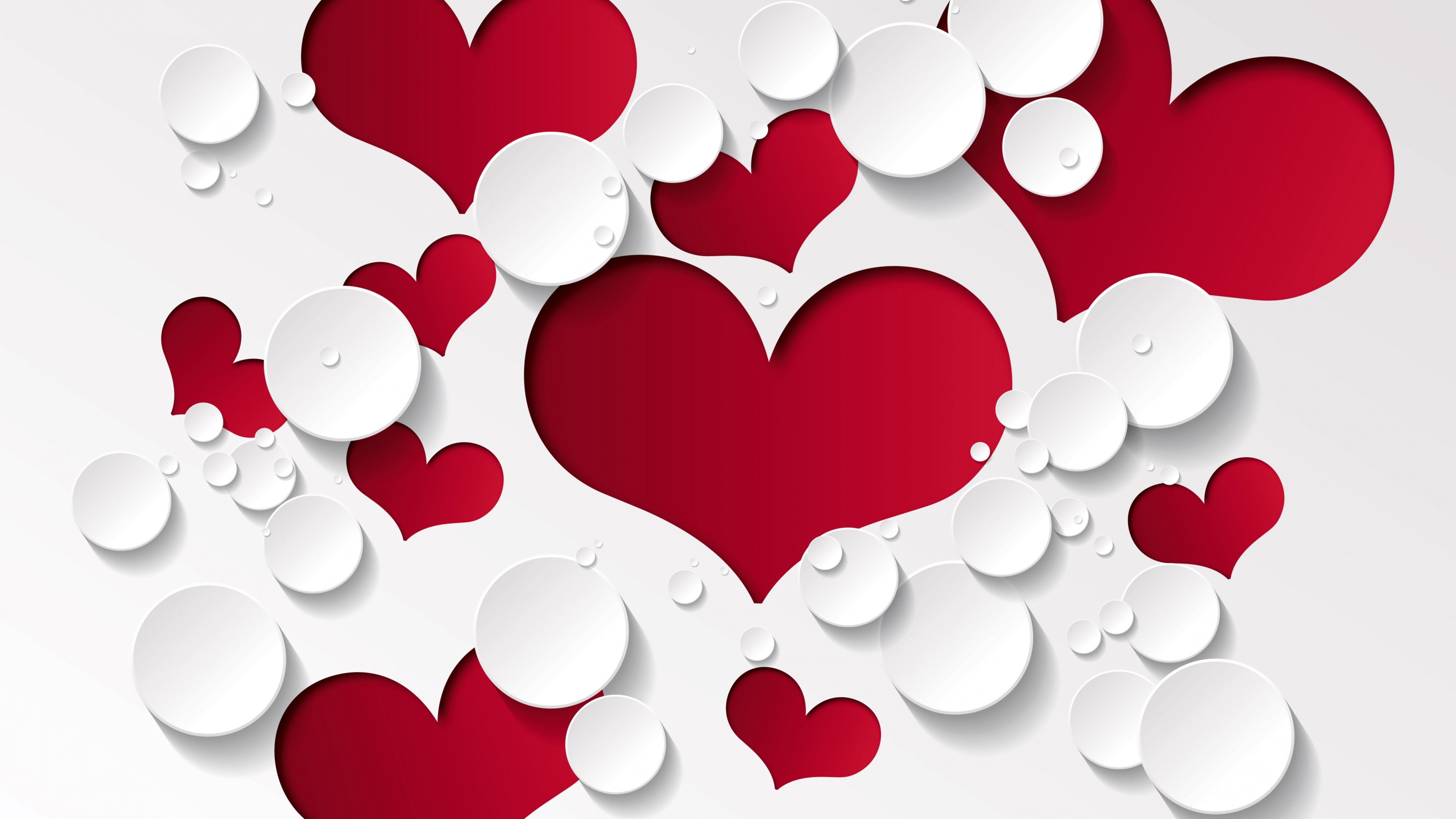 Hearts, Heart wallpaper, Love and romance, Free download, 3840x2160 4K Desktop