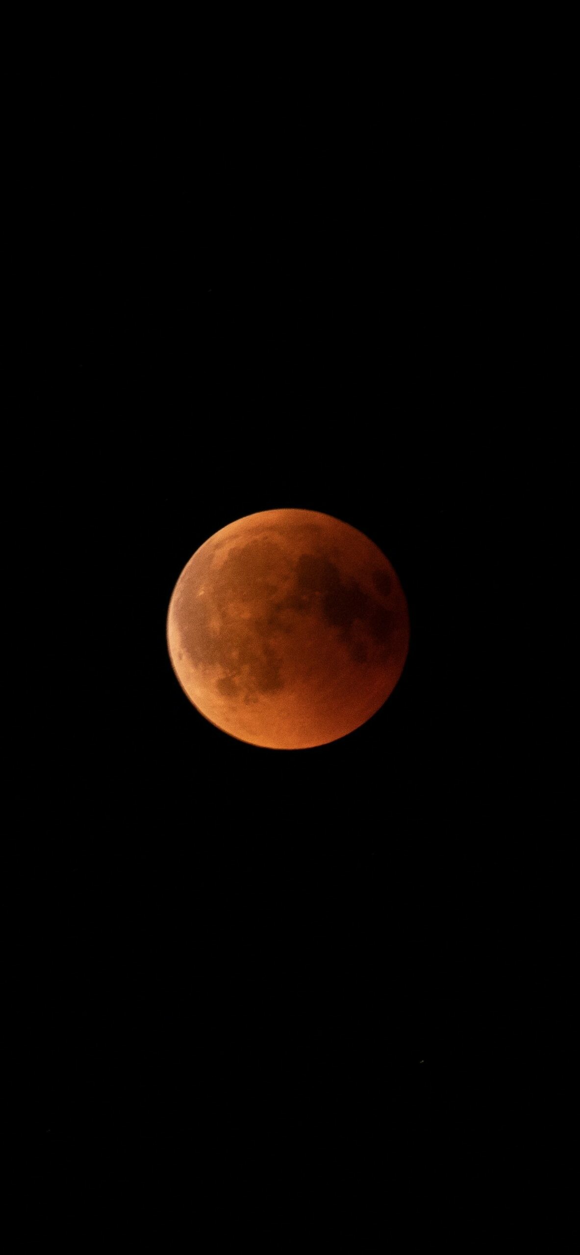 Full red moon, Dark nature, 1190x2560 HD Phone