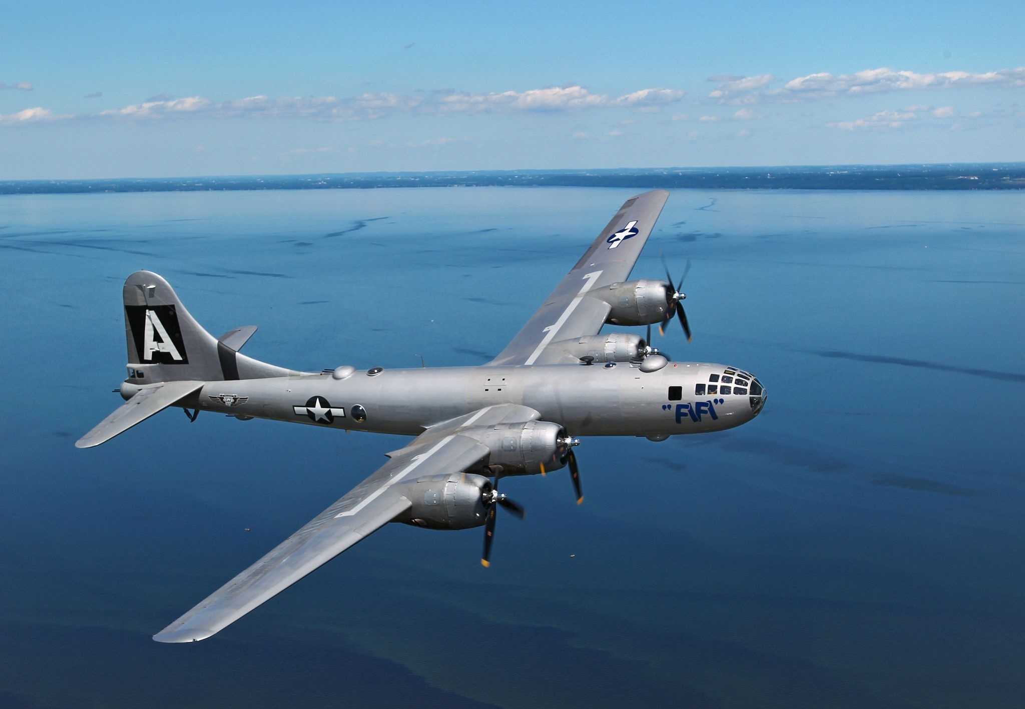 Boeing Superfortress, CAF Boeing B-29 Fifi, Commemorative Air Force aircraft, Classic warbird, 2050x1420 HD Desktop