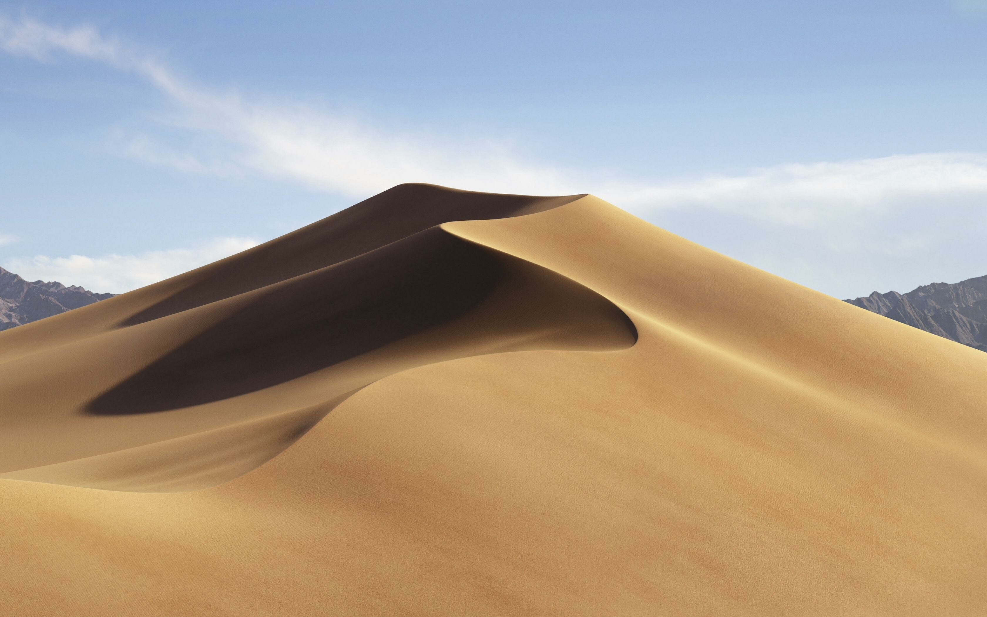 Desert: Dunes are constantly shifting and moving, Singing sand. 3360x2100 HD Background.