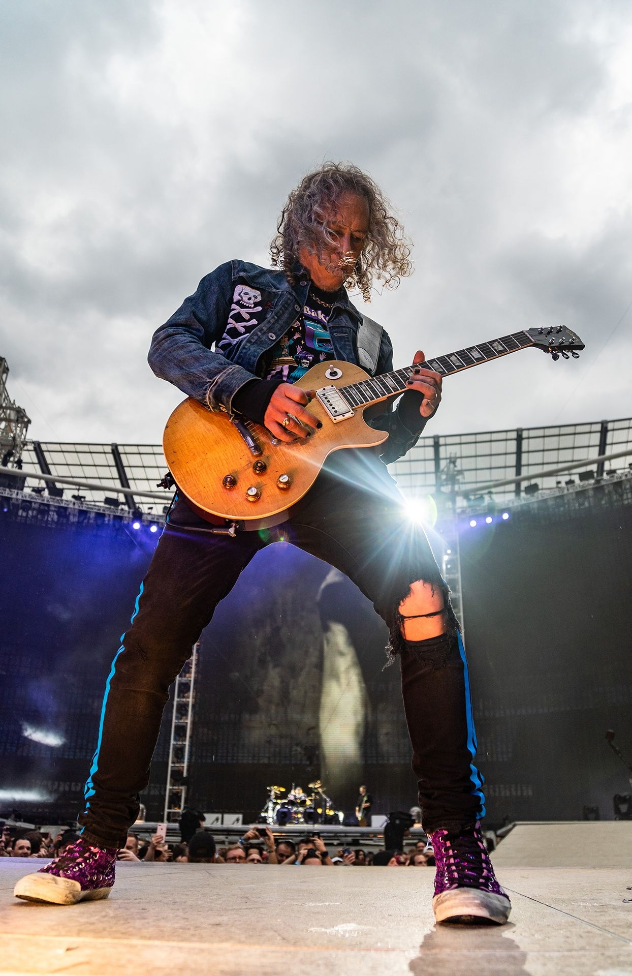Kirk Hammett, Metallica's guitarist, Metallica, 1250x1920 HD Phone