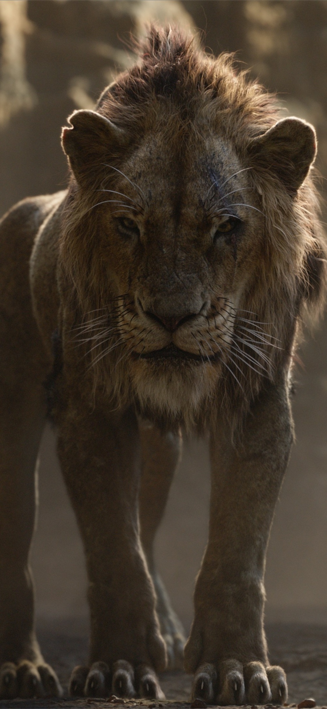 The Lion King (2019), Scar, iPhone wallpapers, 1130x2440 HD Phone