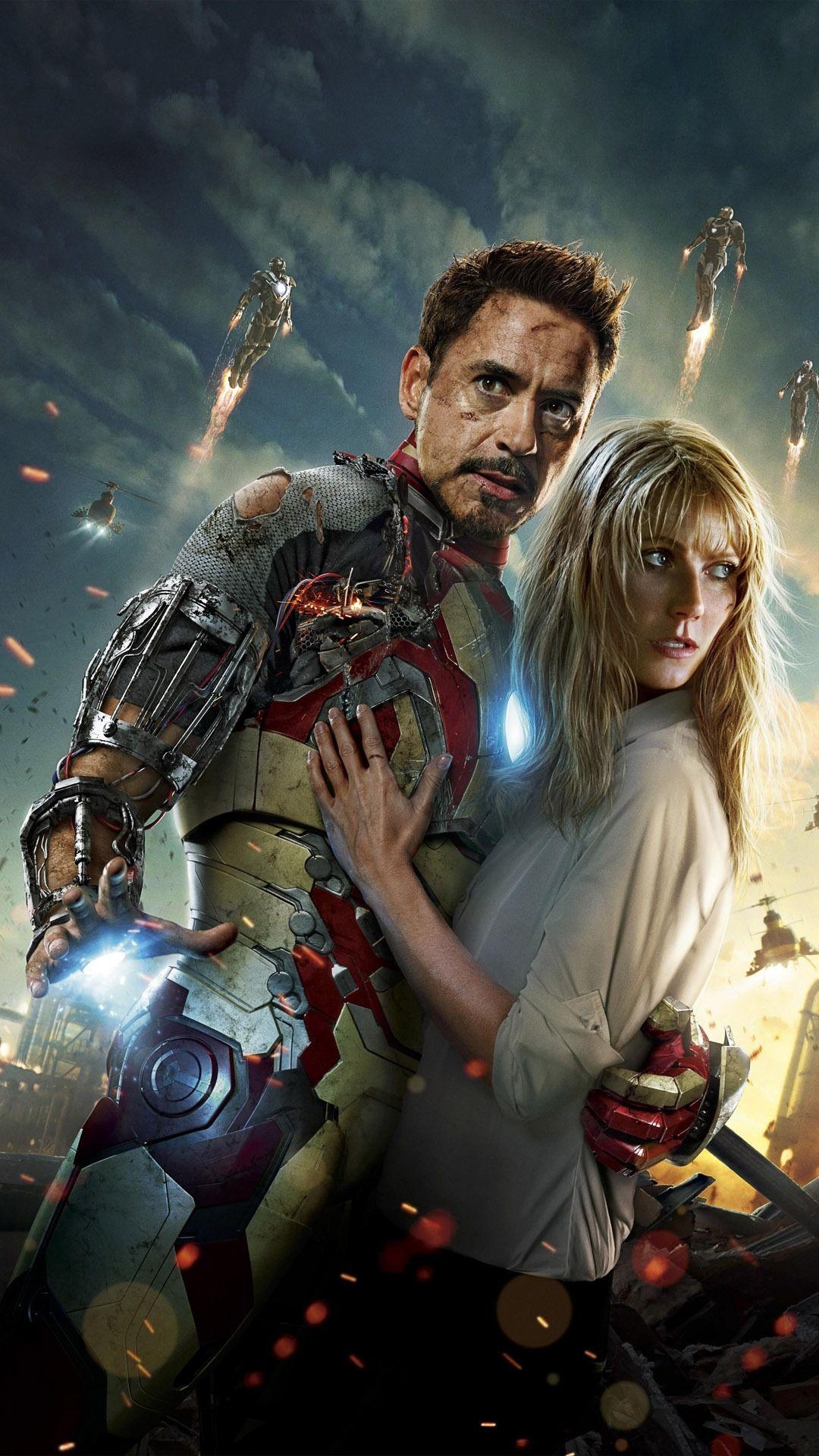 Tony and Pepper, Top free, Dynamic duo, Striking combination, 1080x1920 Full HD Phone