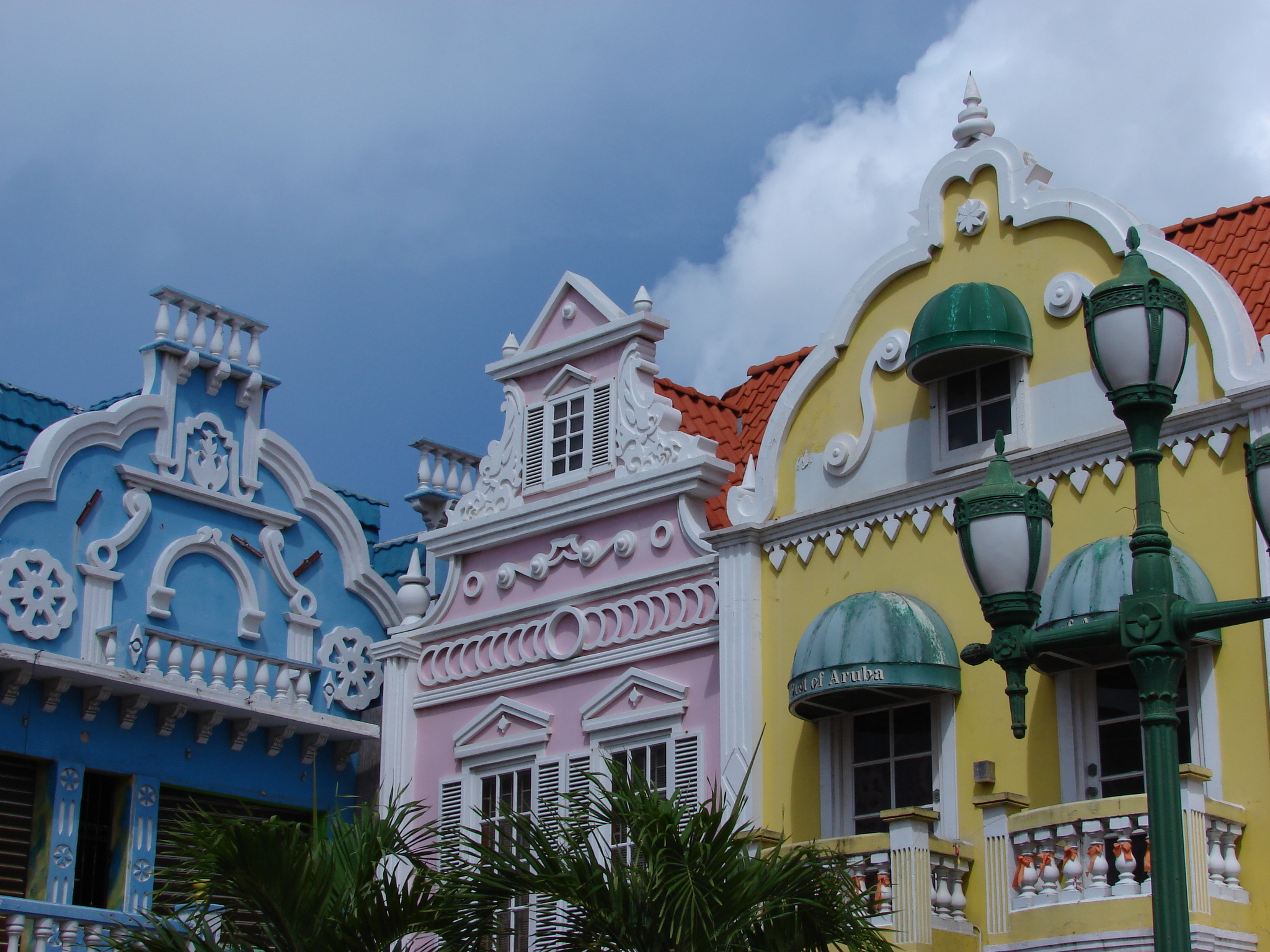 Oranjestad, Travels, Caribbean paradise, Colorful architecture, 2050x1540 HD Desktop