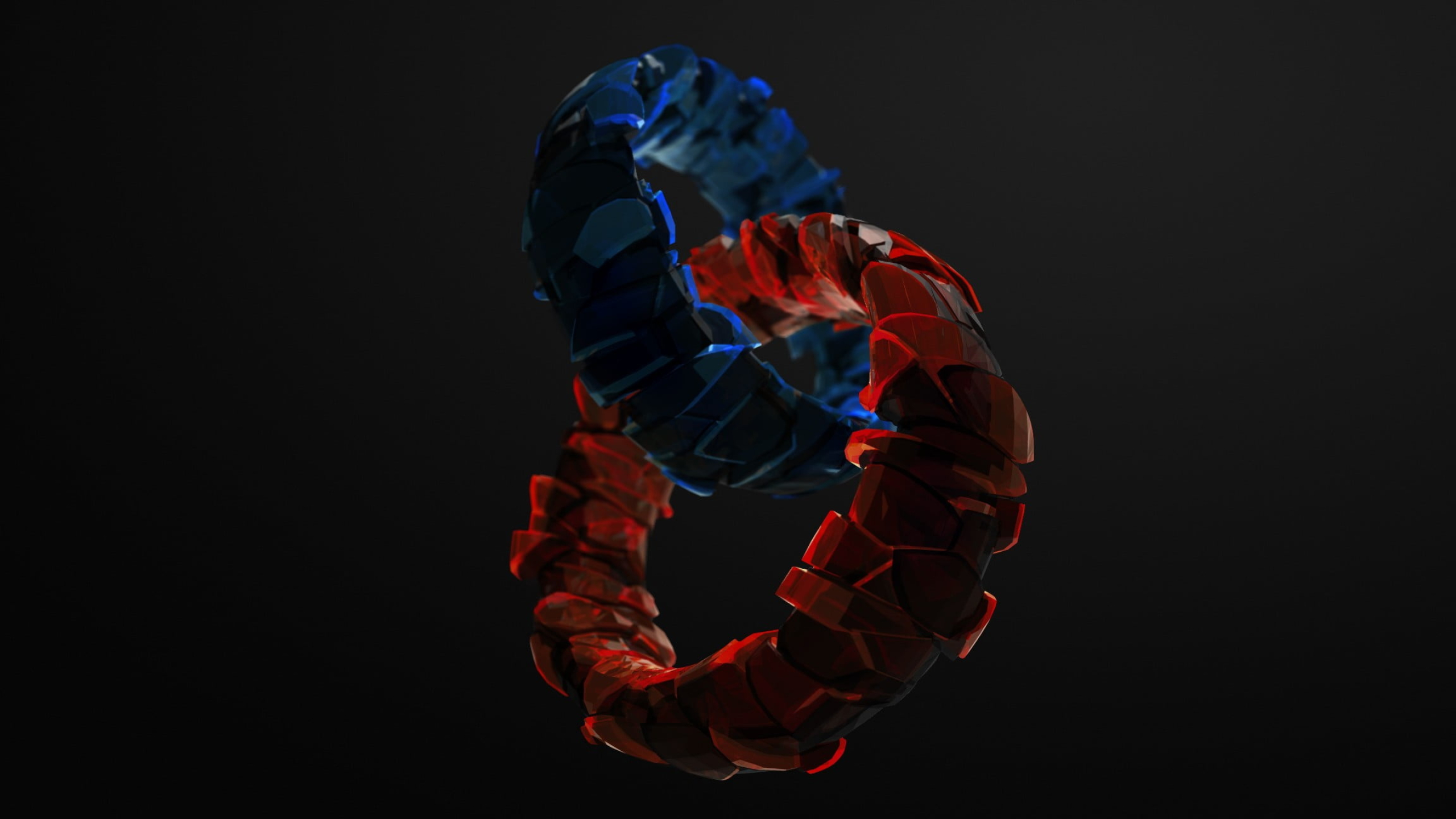 LED bracelets, Blue and red, Vibrant colors, Fashion statement, 2560x1440 HD Desktop