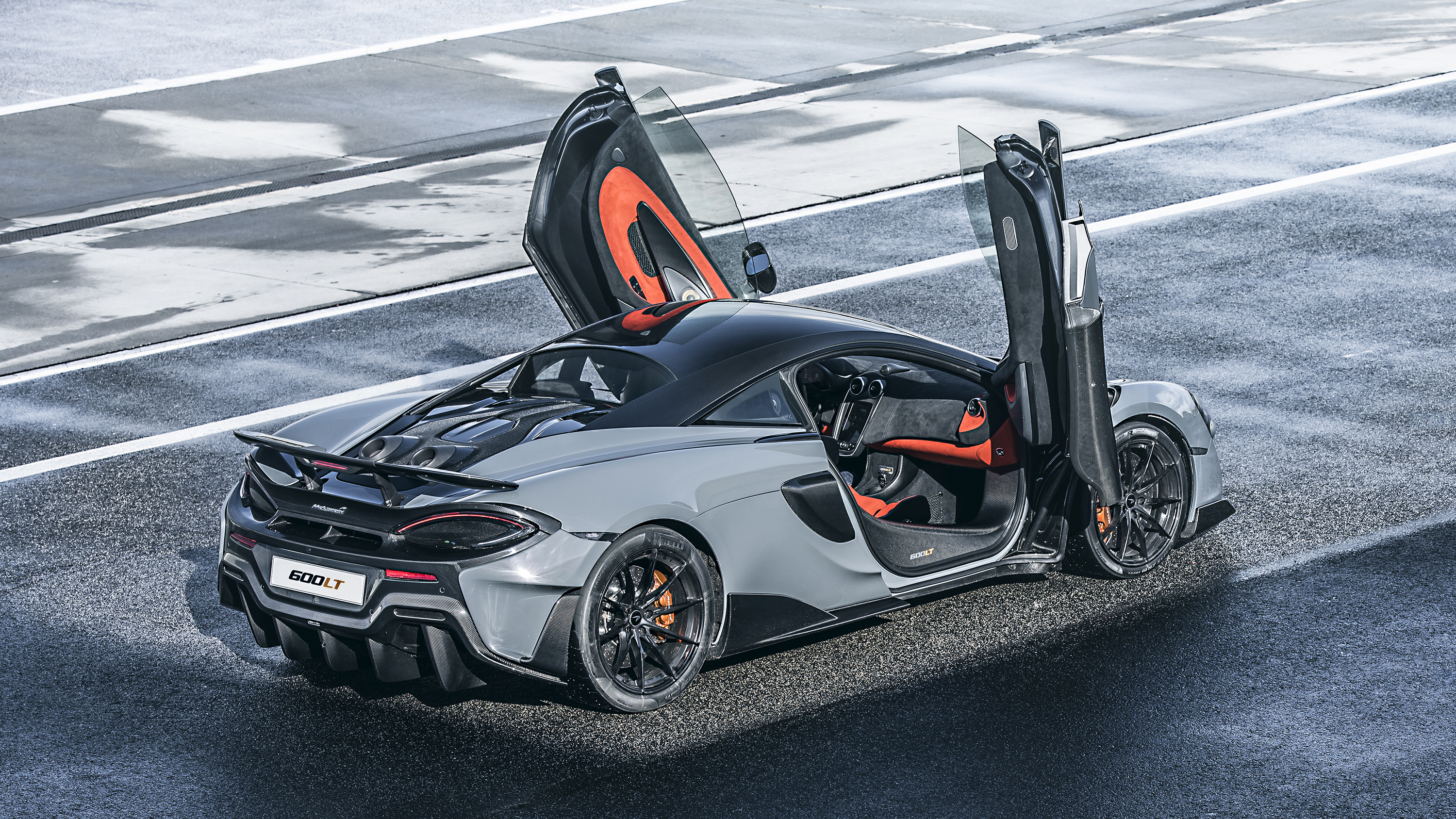 McLaren 600LT, Track-focused performance, Aerodynamic design, Exhilarating speed, 3000x1690 HD Desktop